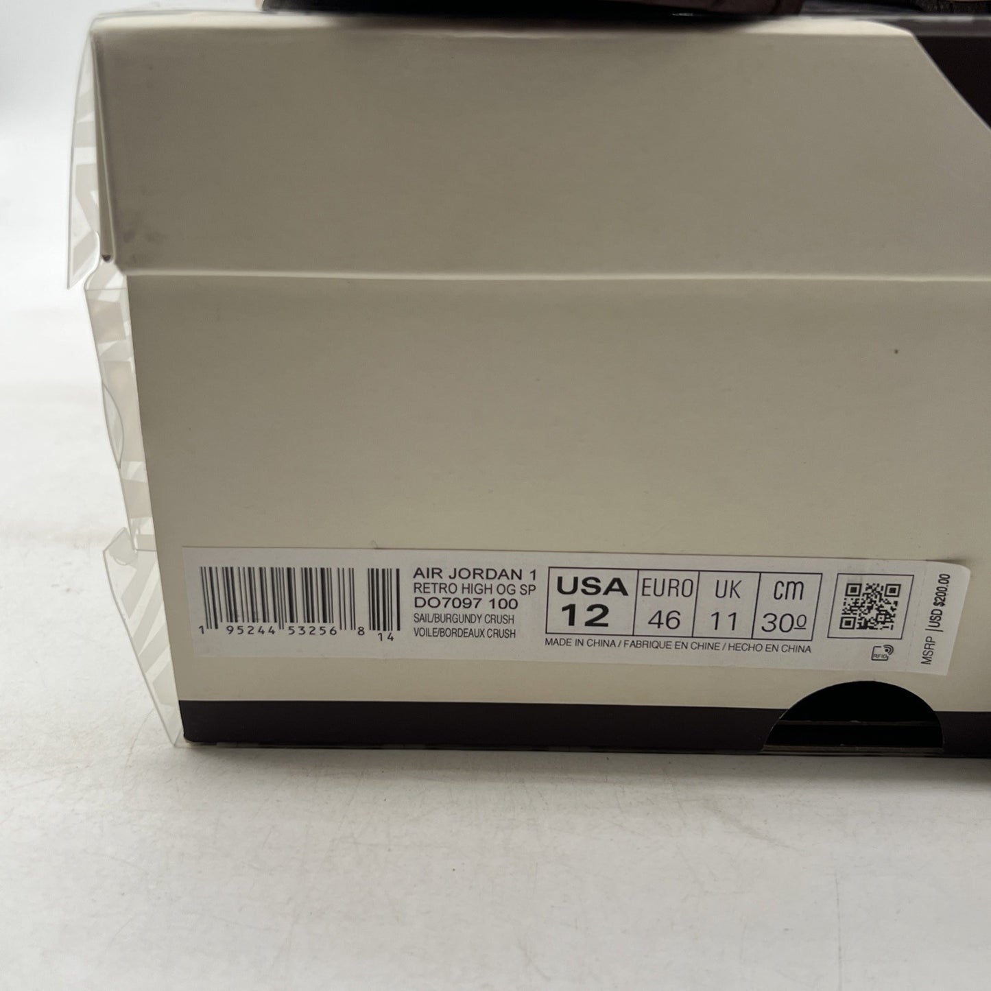 Size 12 - Air Jordan 1 OG x A Ma Maniere High Airness (DO7097-100)