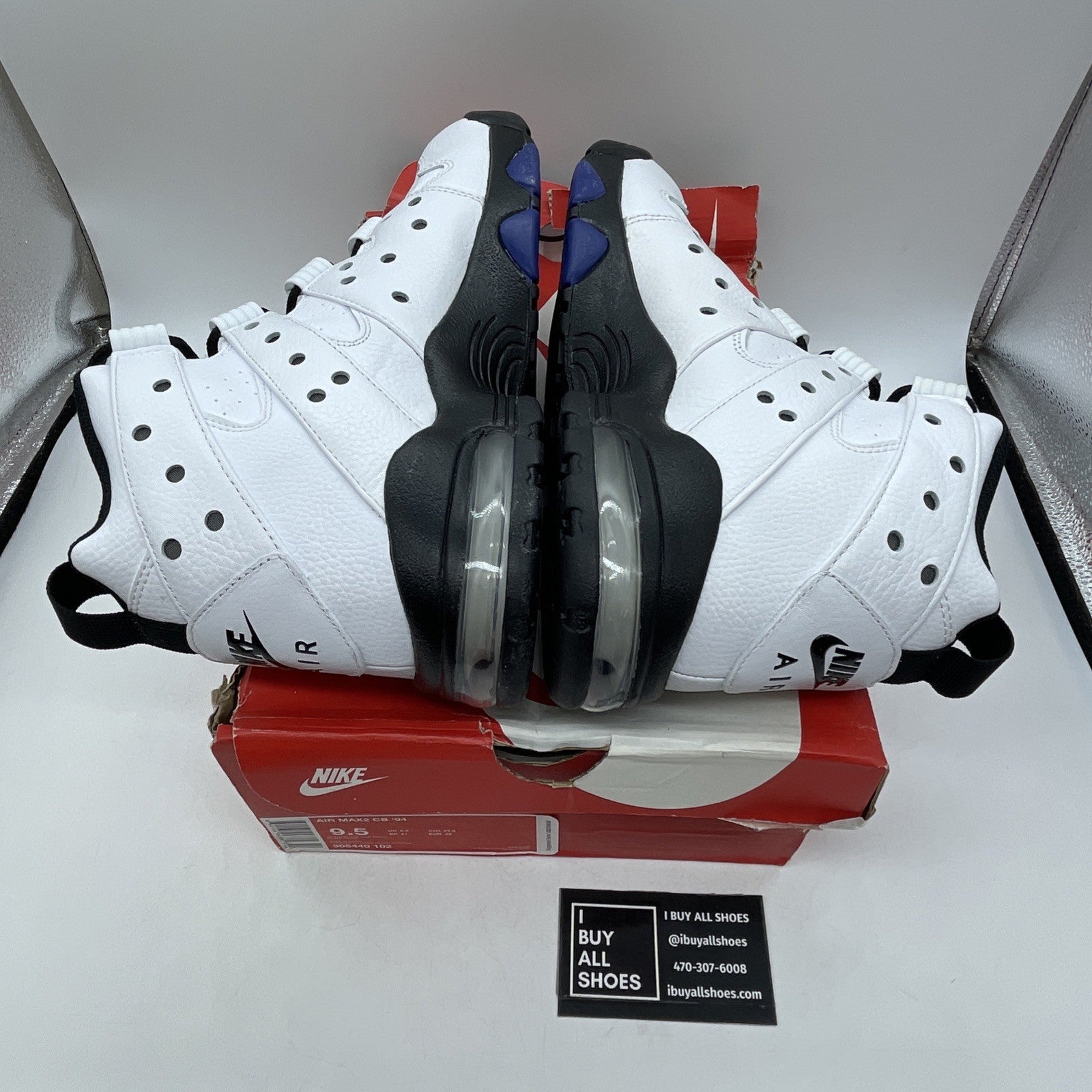 Size 9.5 - Nike Air Max 2 CB 94 2015 Old Royal (305440-102)