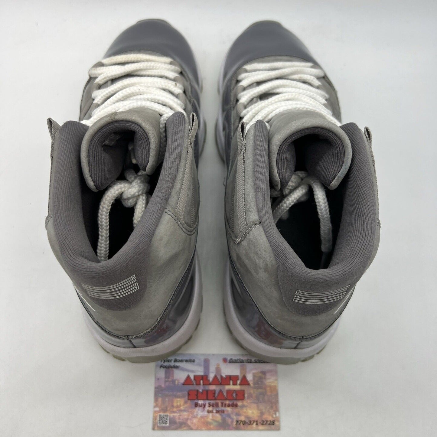 Size 9.5 - Jordan 11 Retro High Cool Grey White Leather Suede (CT8012-005)