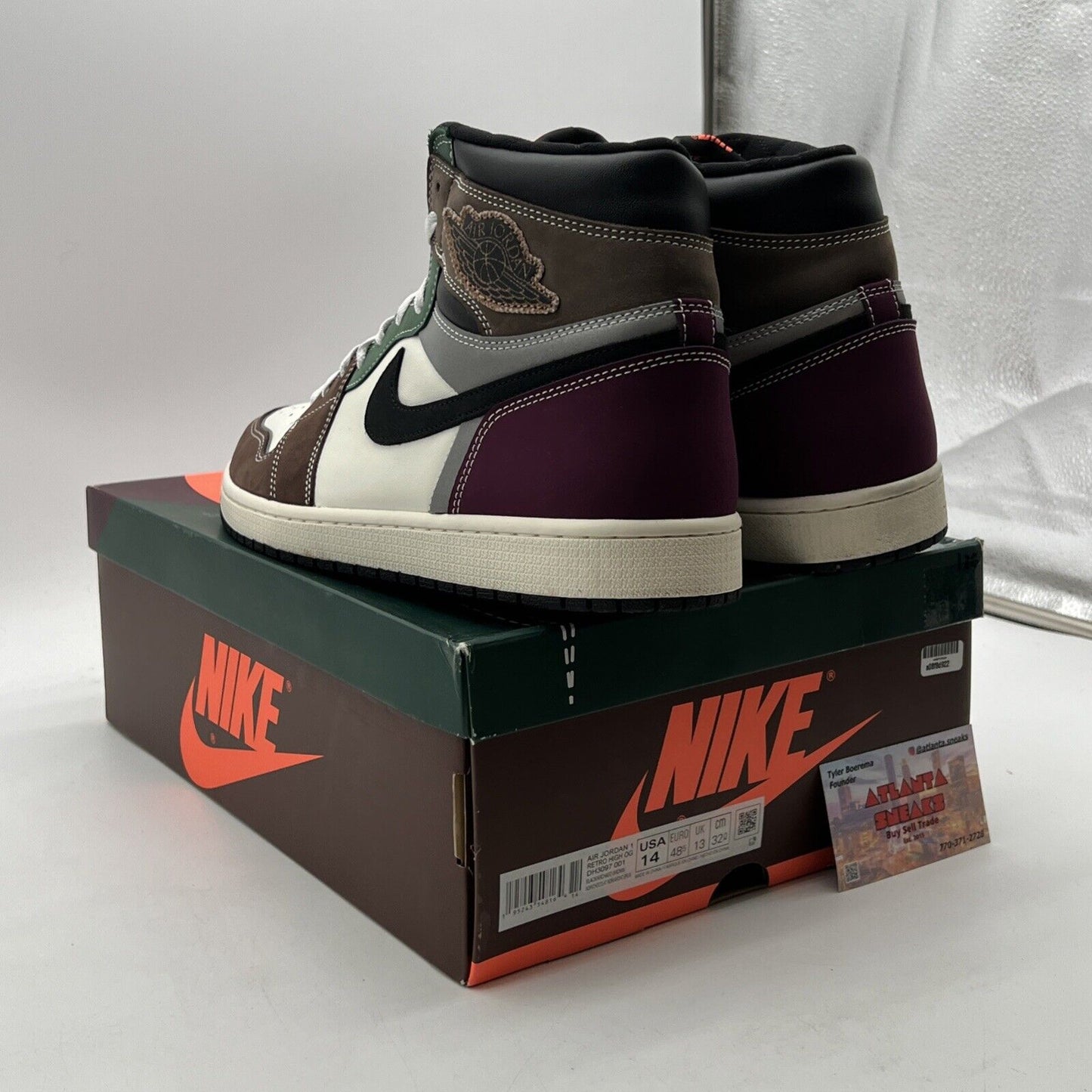 Size 14 - Air Jordan 1 High OG Crafted 2021 (DH3097-001)