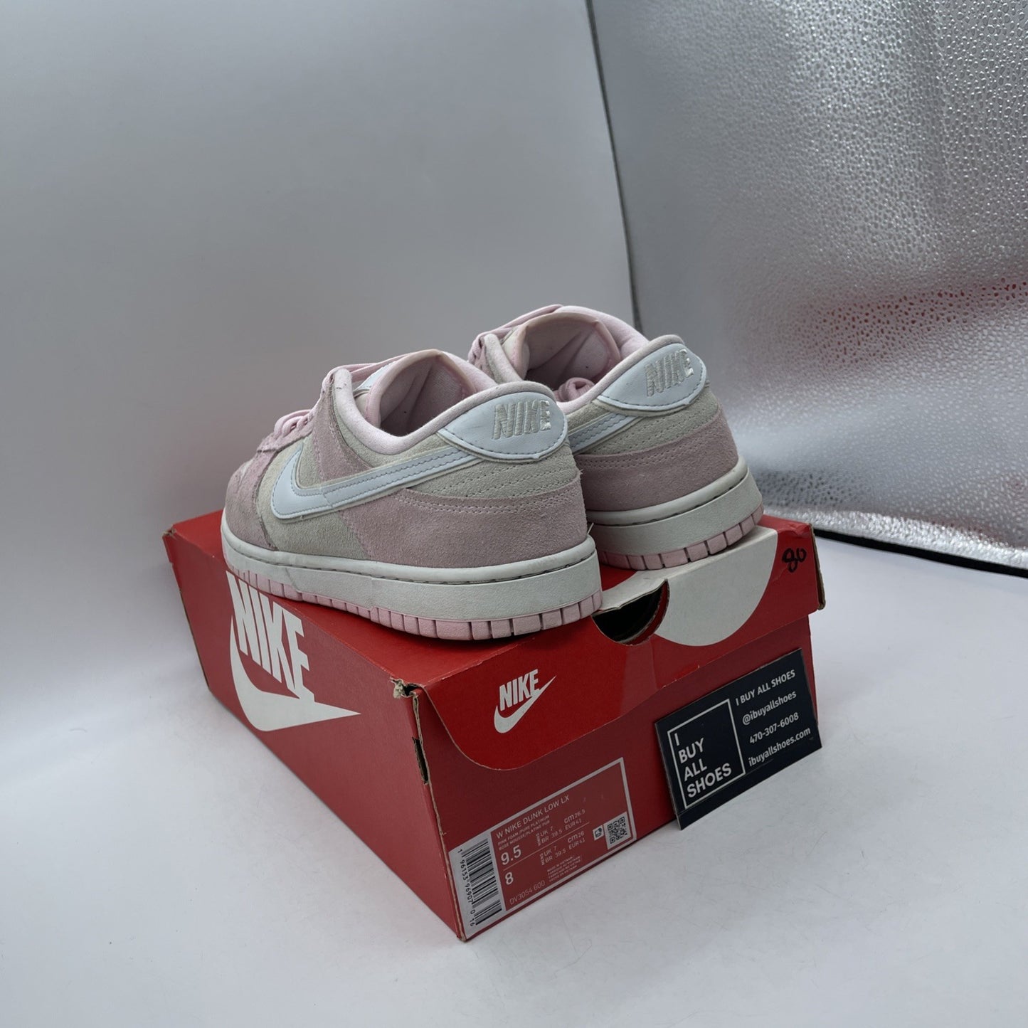 Size 9.5W - Nike Dunk LX Low Pink Foam (DV3054-600)