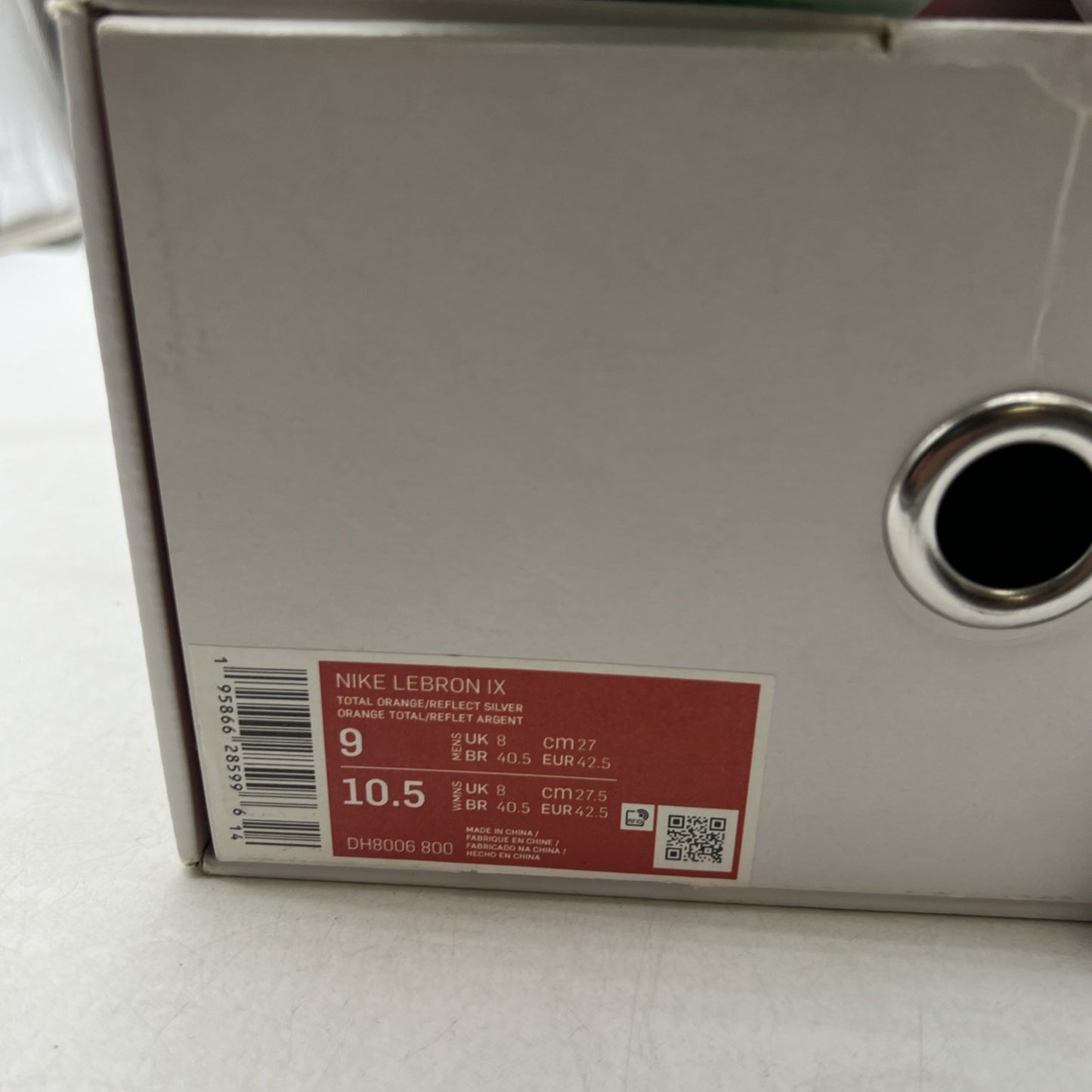 Size 9 - Nike LeBron 9 2022 Big Bang (DH8006-800)