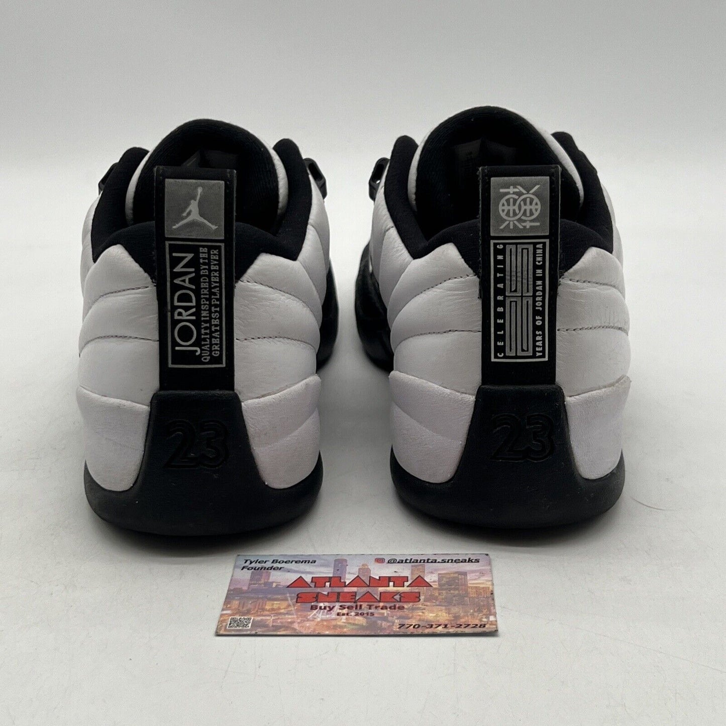 Size 11 - Air Jordan 12 Retro Low 25 Years in China Black Leather (DO8726-100)