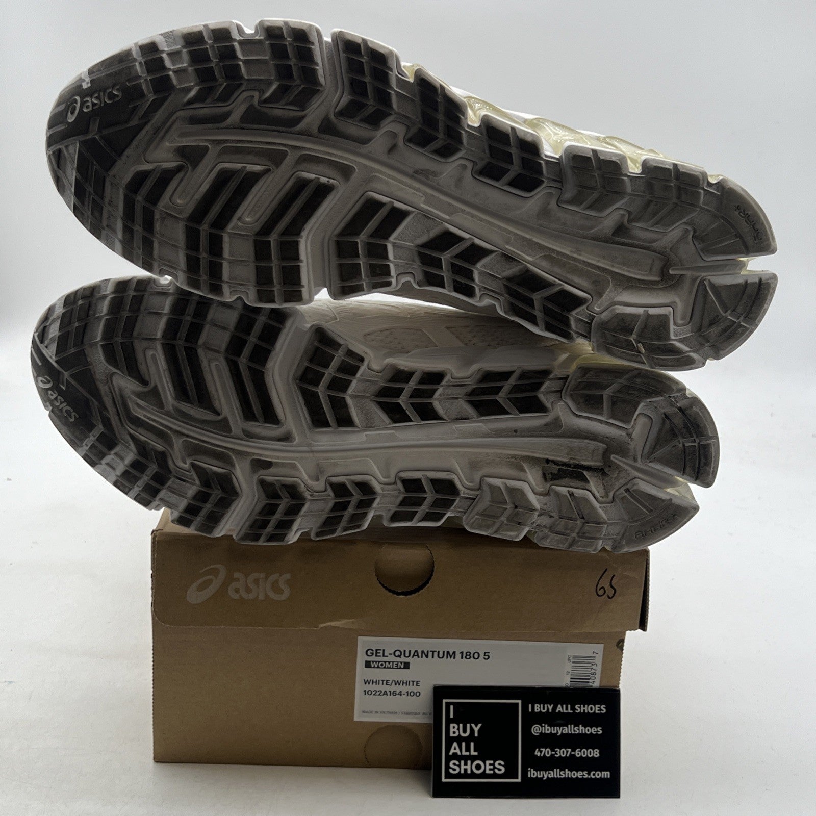 Size 12 - Asics Gel Quantum 180 5 White W (1022A164-100)