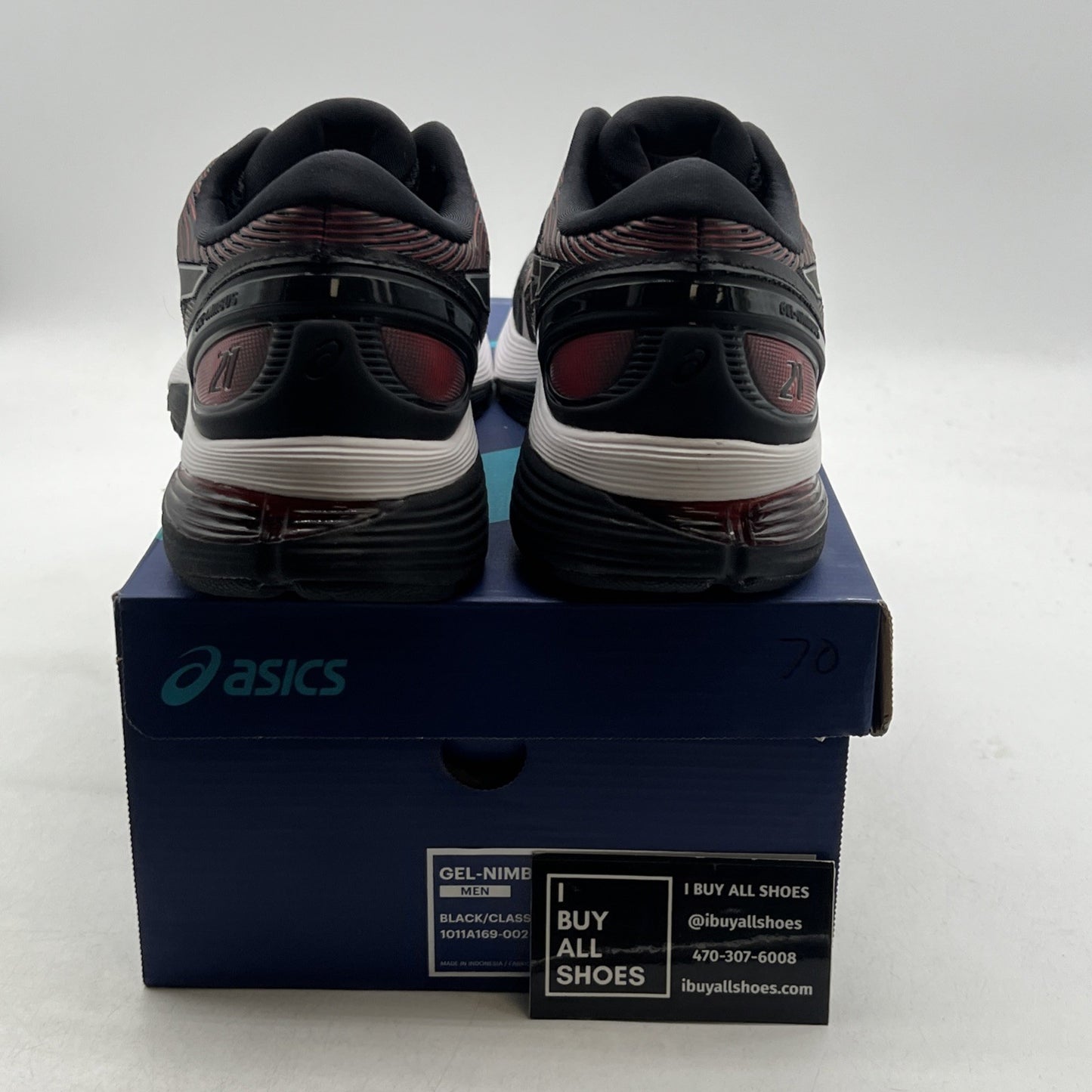 Size 11.5 - Asics Gel Nimbus 21 Classic Red (1011A169-002)