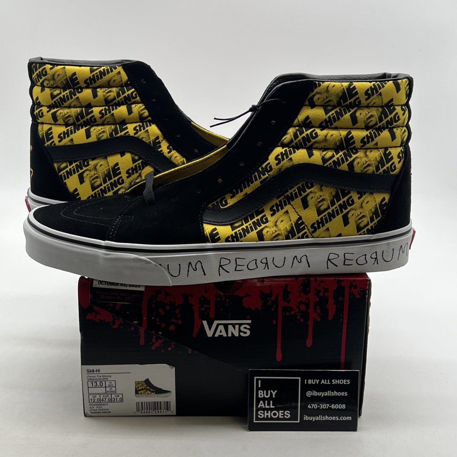 Size 13 - Vans Sk8-Hi House of Terror The Shining (VN0A4U3CZPN)