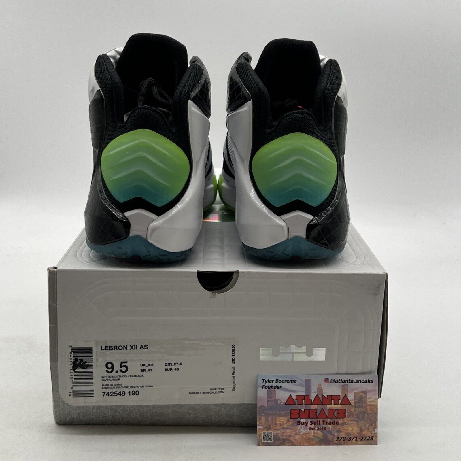 Size 9.5 - Nike LeBron 12 All Star (742549-190)