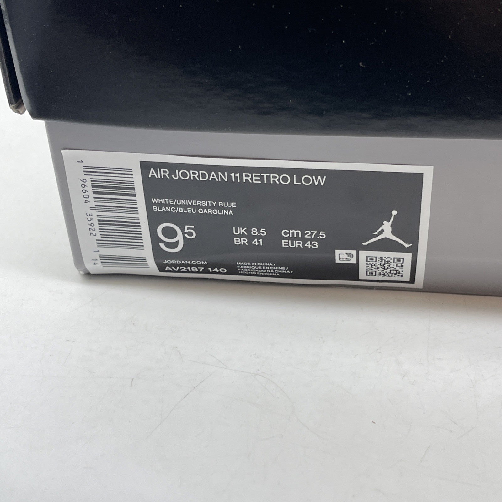 Size 9.5 - Air Jordan 11 Retro Low Cement Grey White Leather (AV2187-140)