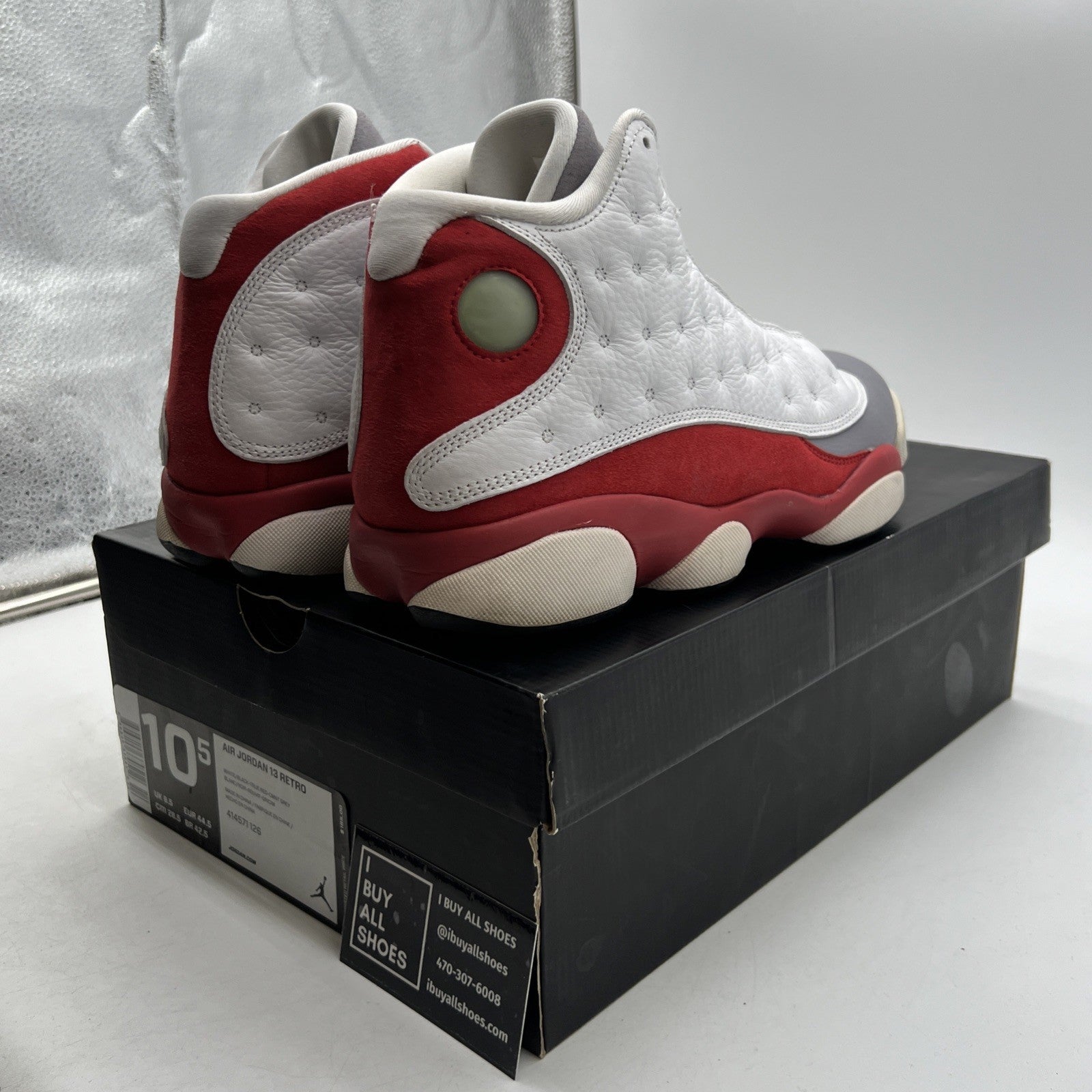 Size 10.5 - Air Jordan 13 Retro 2014 Grey Toe (414571-126)