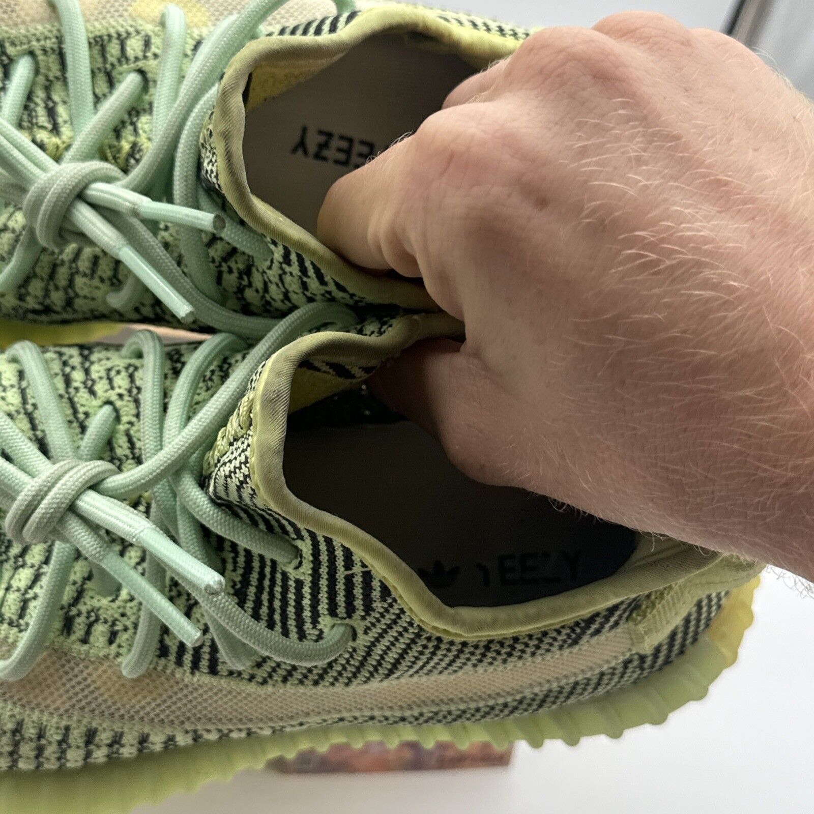 Size 6.5 - adidas Yeezy Boost 350 V2 Yeezreel Non-Reflective Green Rare Size OG