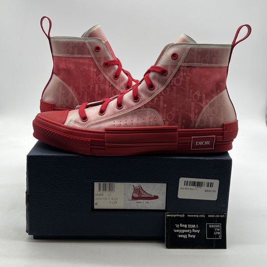 Size 44 - Dior B23 High Dior Oblique Red/Clear