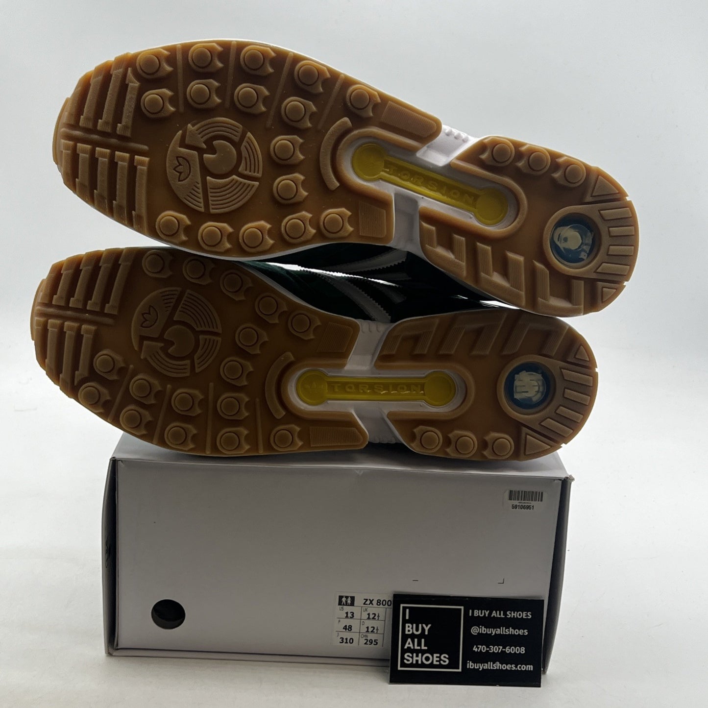 Size 13 - Adidas BAPE x Undefeated x ZX 8000 A-ZX Series - Green Camo (FY8851)