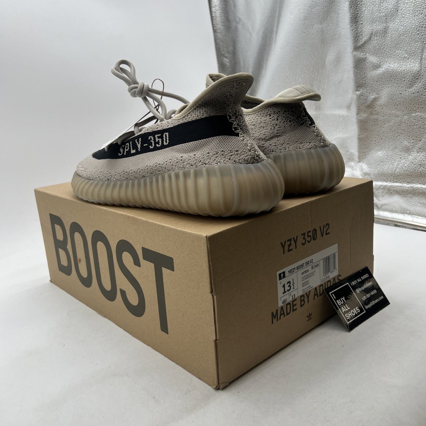 Size 13.5 - adidas Yeezy Boost 350 V2 Low Slate (HP7870)