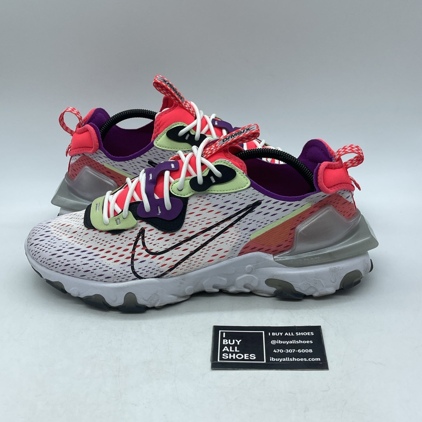 Size 11.5 - Nike React Vision Barely Volt Pink (CD4373-102)