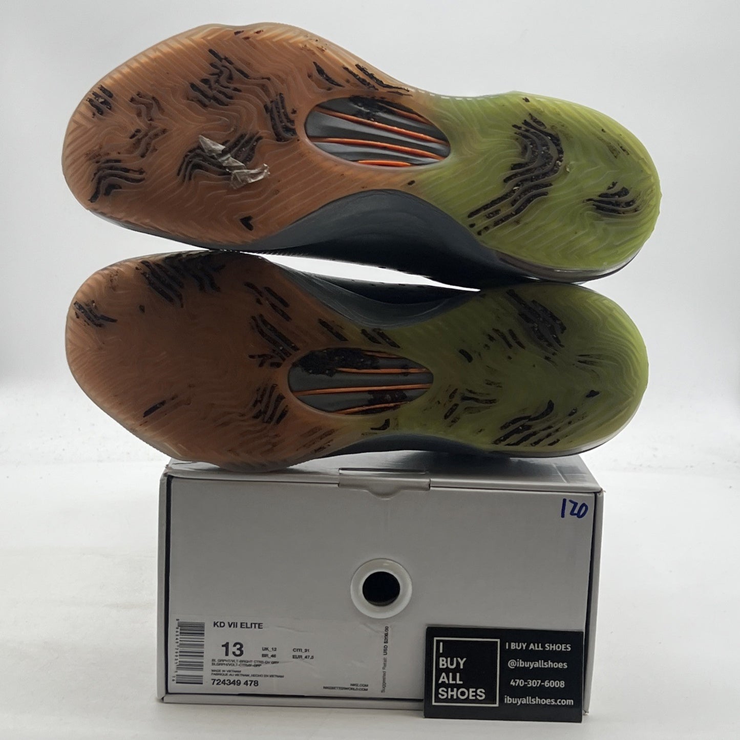 Size 13 - Nike KD 7 Elite Team - (724349-478)