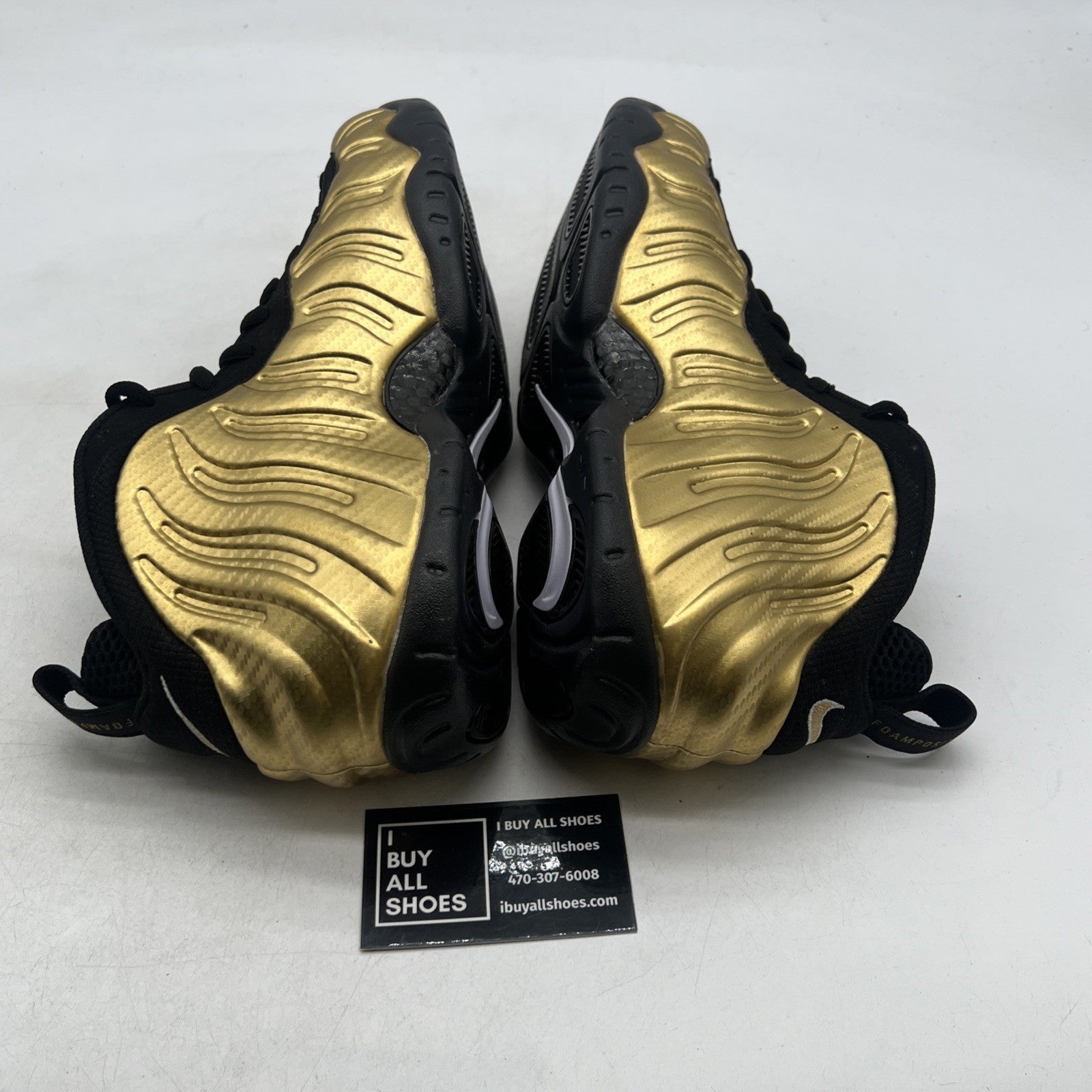 Size 11.5 - Nike Air Foamposite Pro Metallic Gold (624041-701)