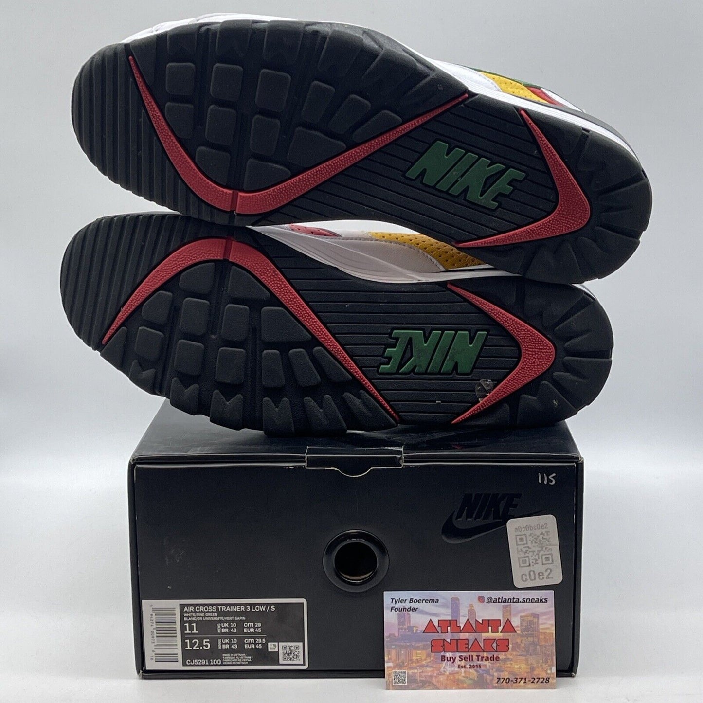 Size 11 - Supreme x Air Cross Trainer 3 Low White University Gold (CJ5291-100)