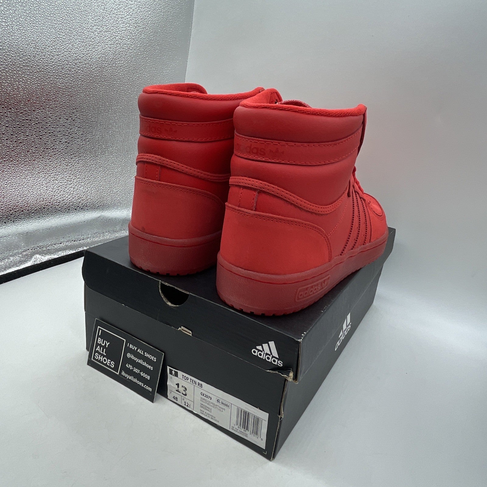Size 13 - Adidas Top Ten RB Vivid Red (GX2079)