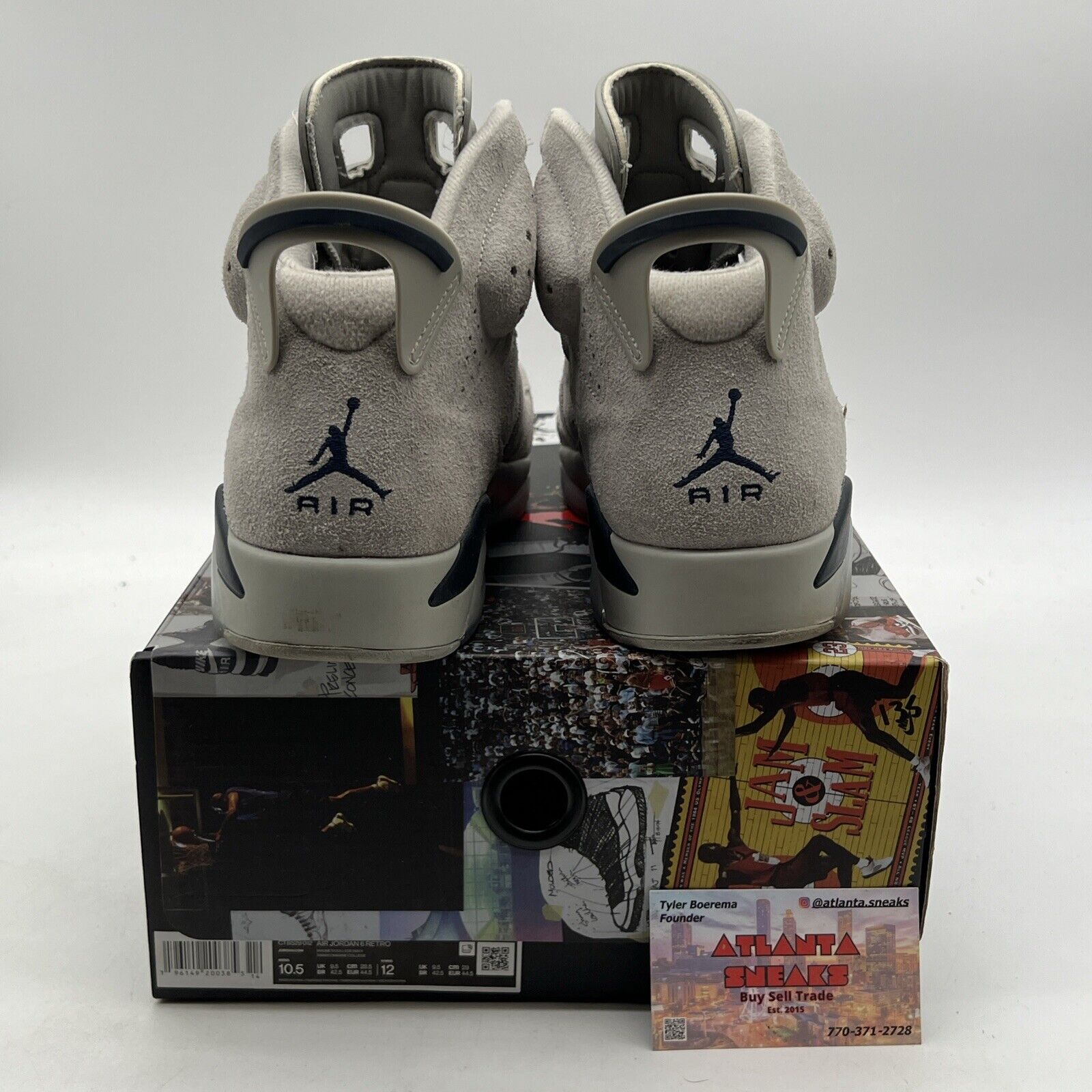 Size 10.5 - Jordan 6 Retro Mid Georgetown (CT8529-012)