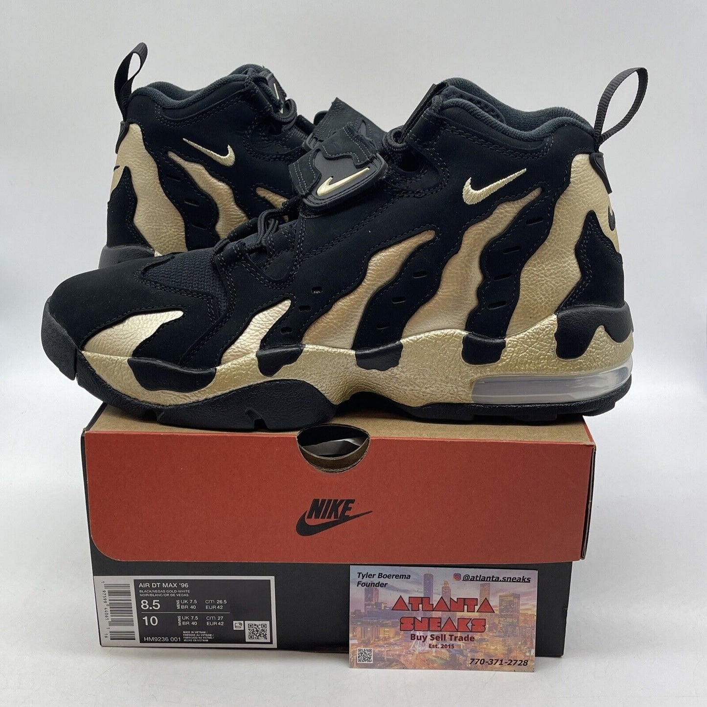 Size 8.5- Air DT Max 96 Colorado Home Black Gold Suede (HM9236-001)