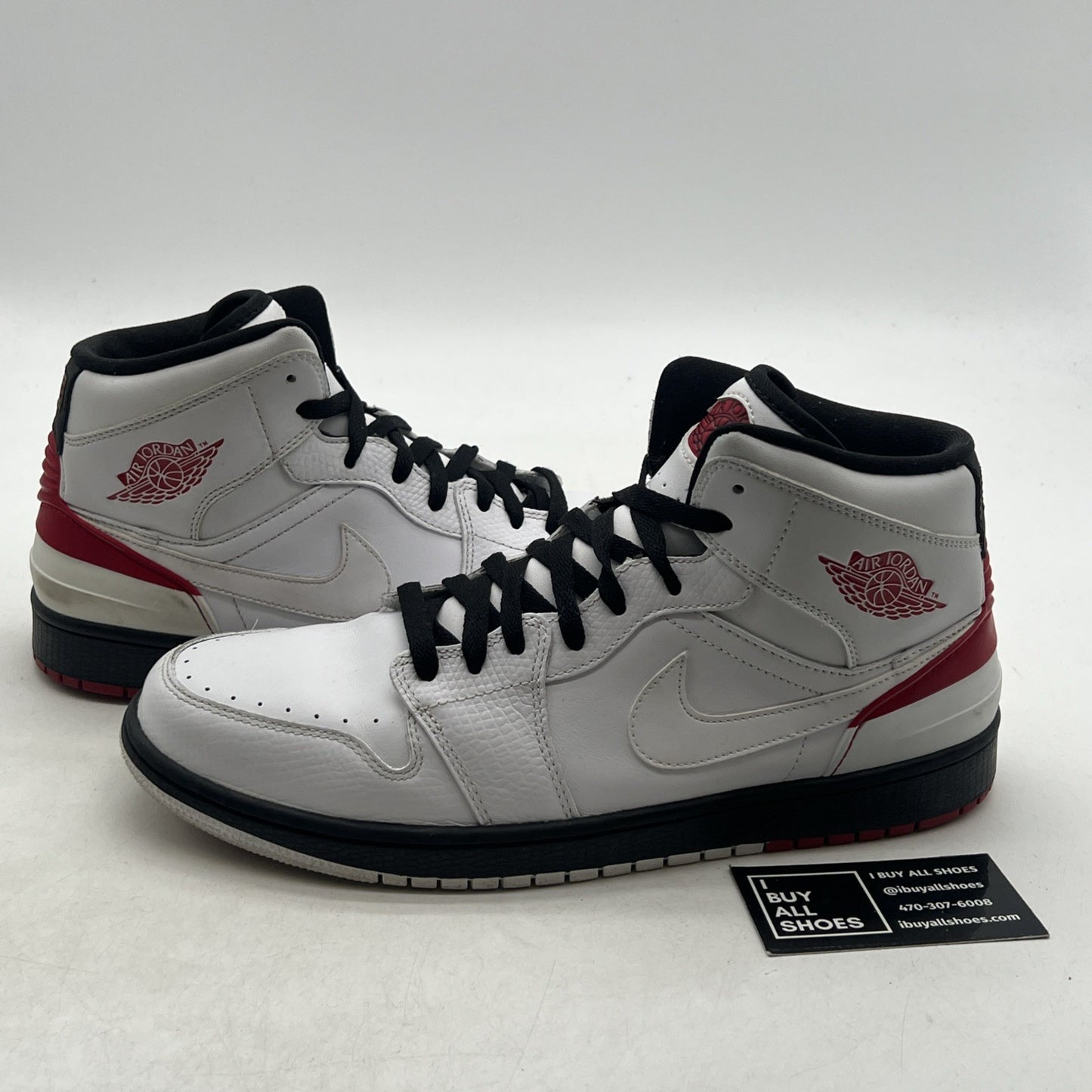 Size 11.5 - Air Jordan 1 Retro 86 White Gym Red (644490-101)
