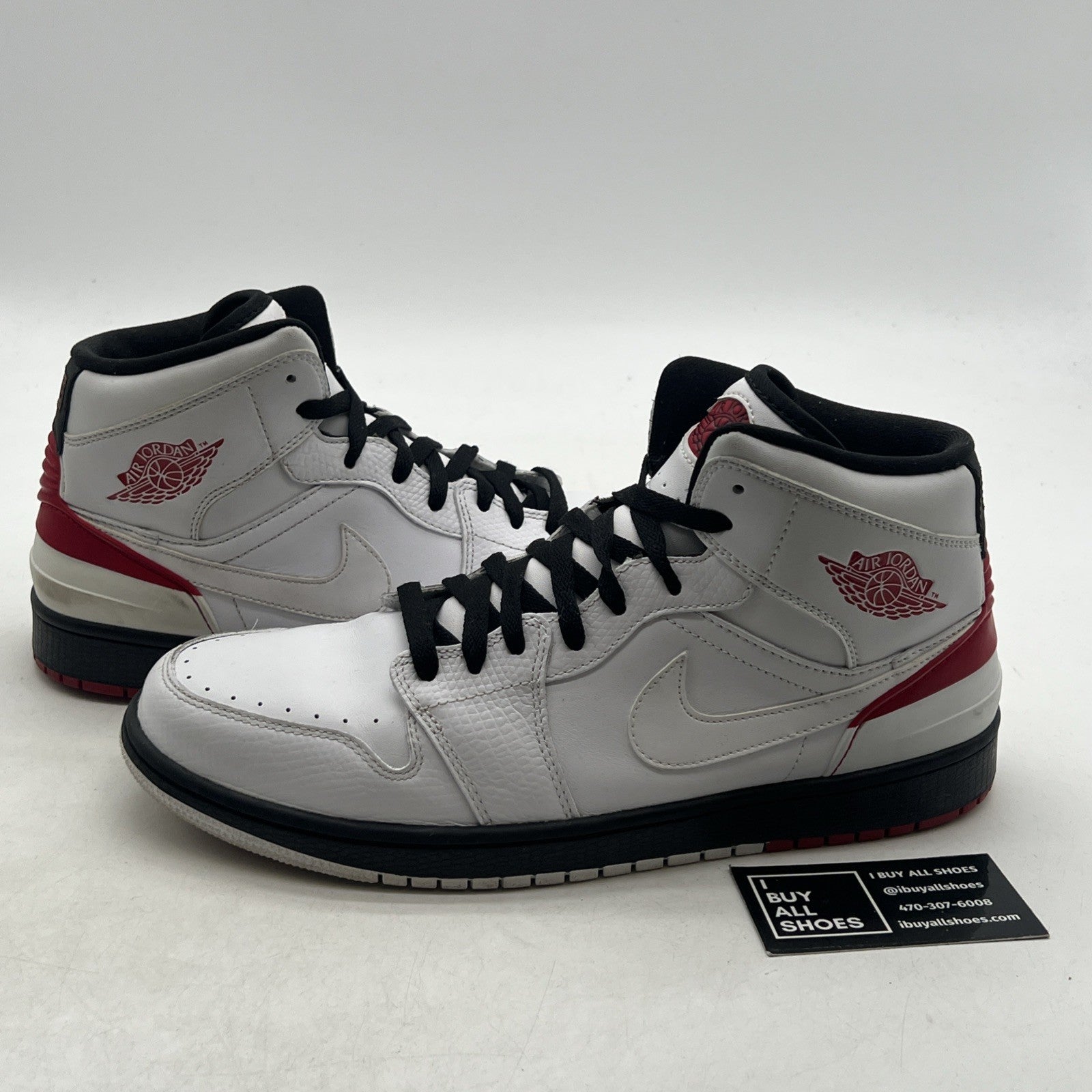 Size 11.5 - Air Jordan 1 Retro 86 White Gym Red (644490-101)
