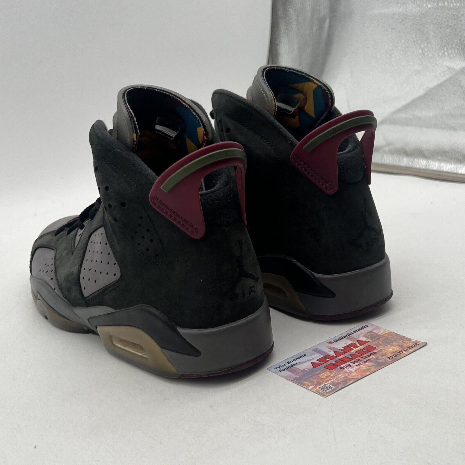 Size 8.5 - Jordan 6 Bordeaux Yellow Grey Suede Black Maroon (CT8529-063)