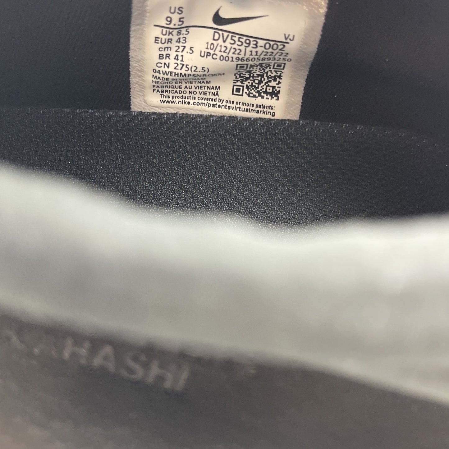 Size 9.5 - Nike Undercover x Moc Flow Black Suede (DV5593-002)