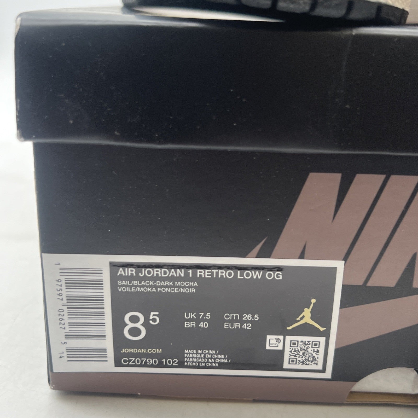 Size 8.5 - Air Jordan 1 Retro OG Low Mocha (CZ0790-102)