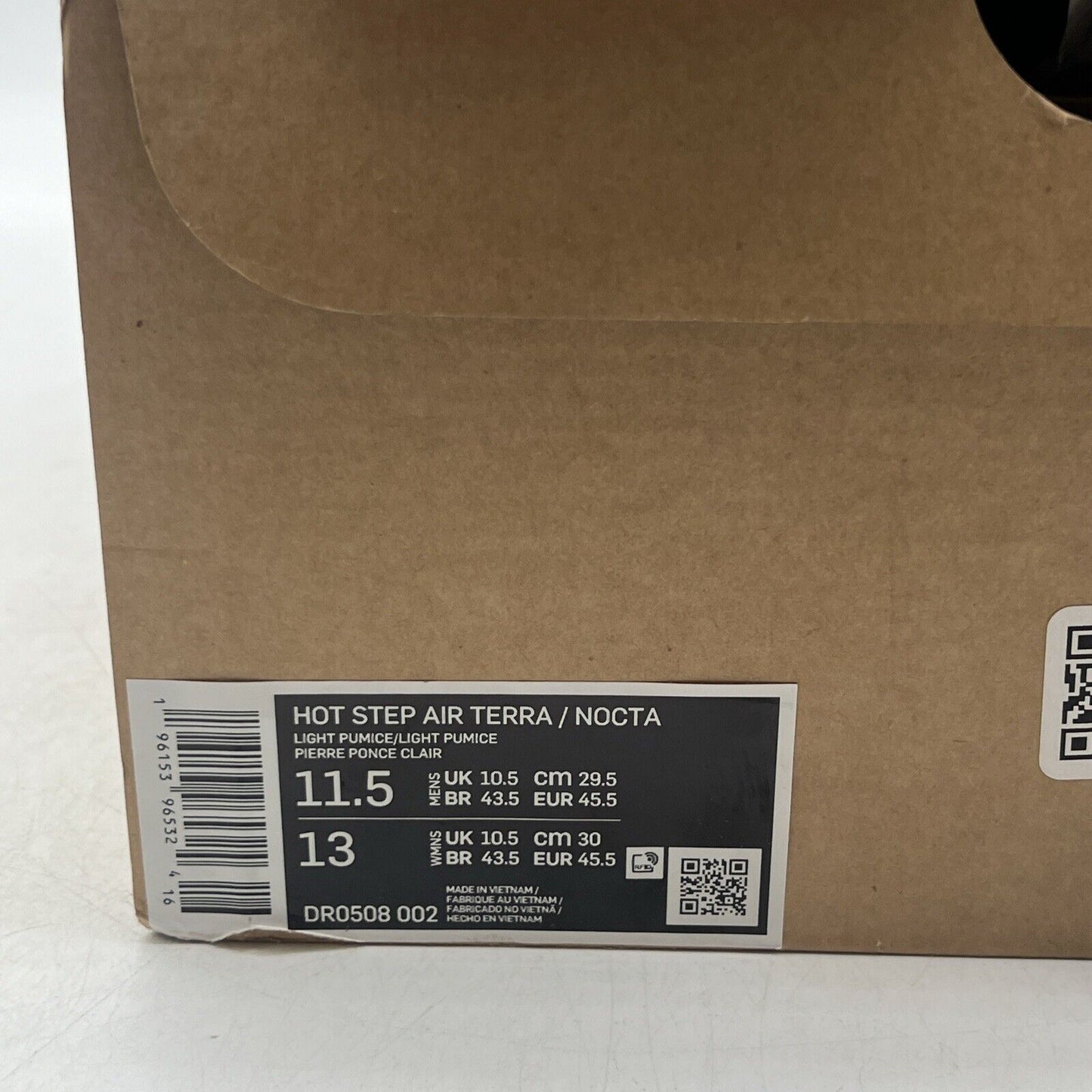 Size 11.5 - Nike NOCTA x Hot Step Air Terra Distant Regards (DR0508-002)