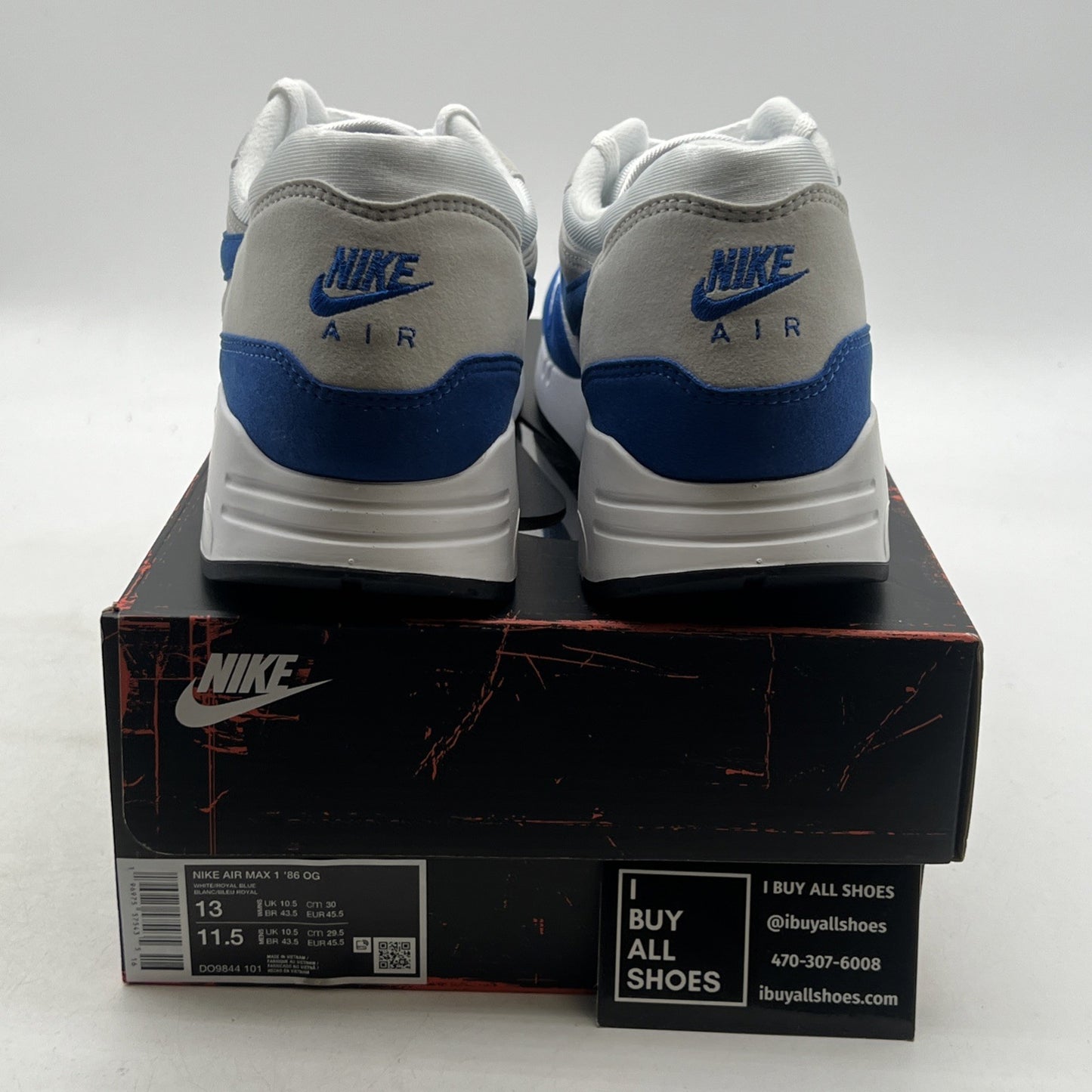 Size 13 - Nike Air Max 1 ‘86 OG Big Bubble Royal Blue  (DO9844-101)
