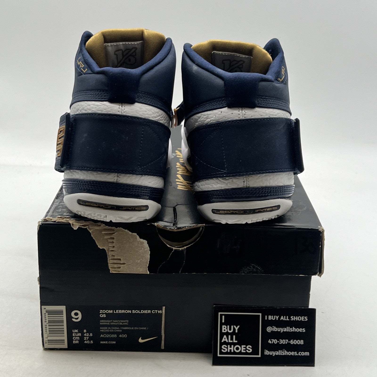 Size 9 - Nike LeBron Soldier 1 25 Straight (AO2088-400)