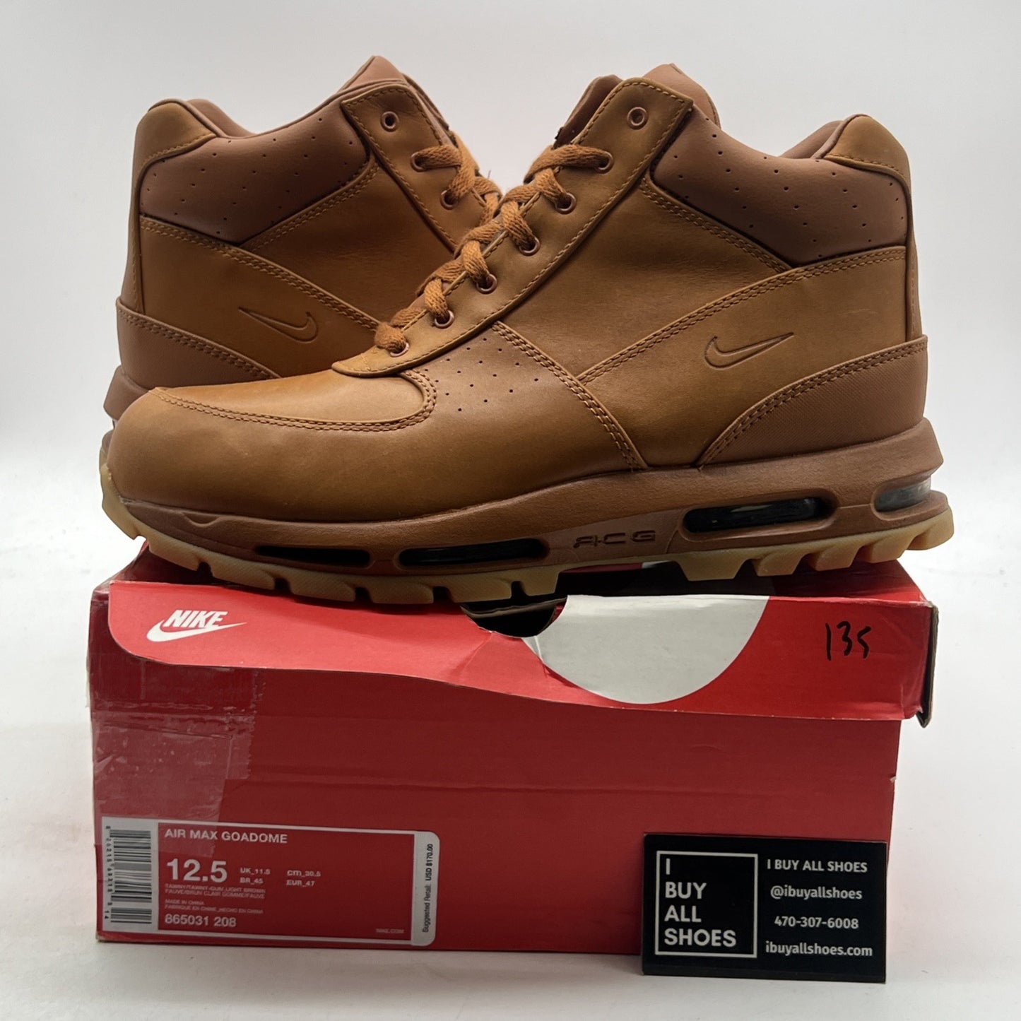 Size 12.5 - Nike Air Max Goadome Tawny (865031-208)
