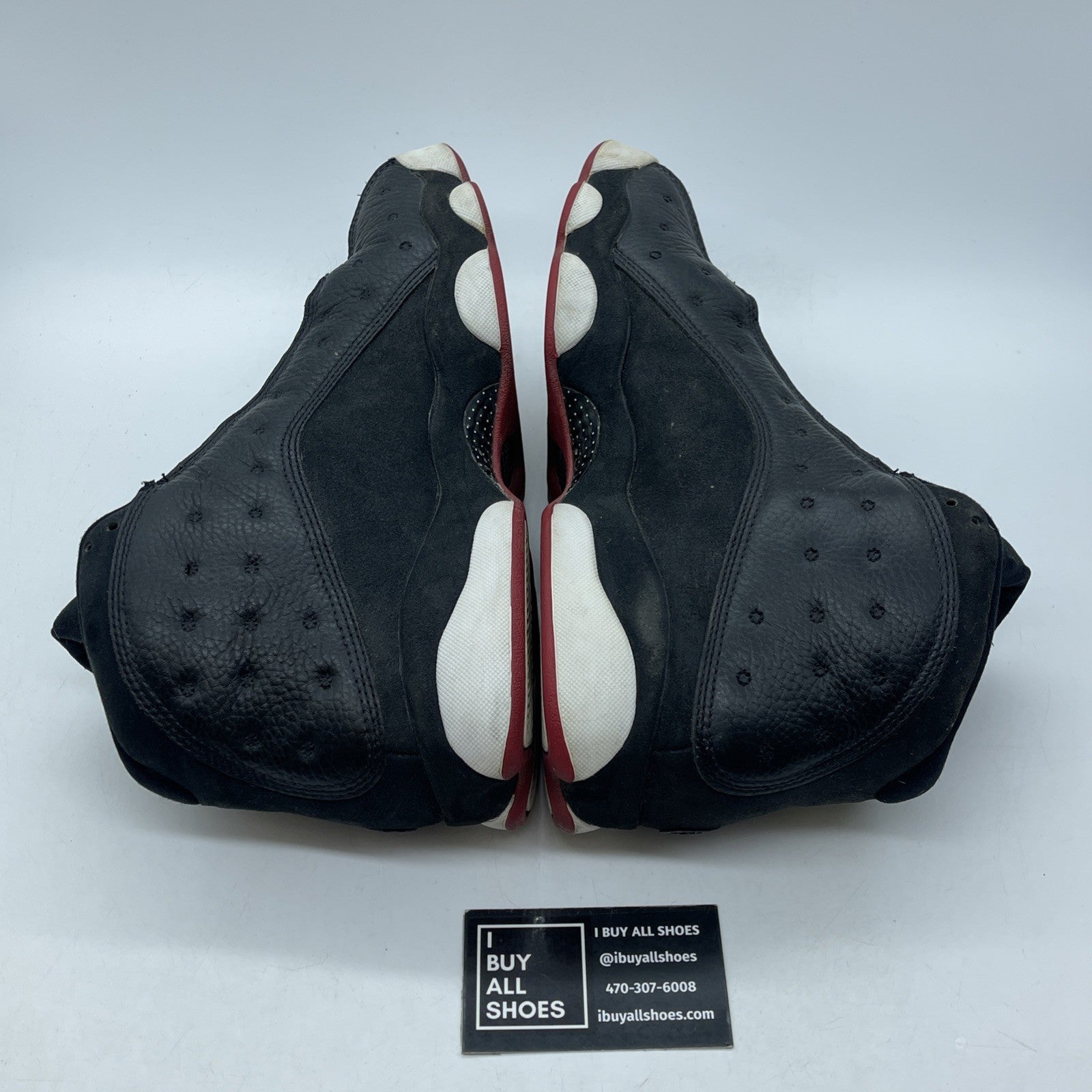 Size 10.5 - Air Jordan 13 Retro 2011 Playoff Black Suede Leather (414571-001)