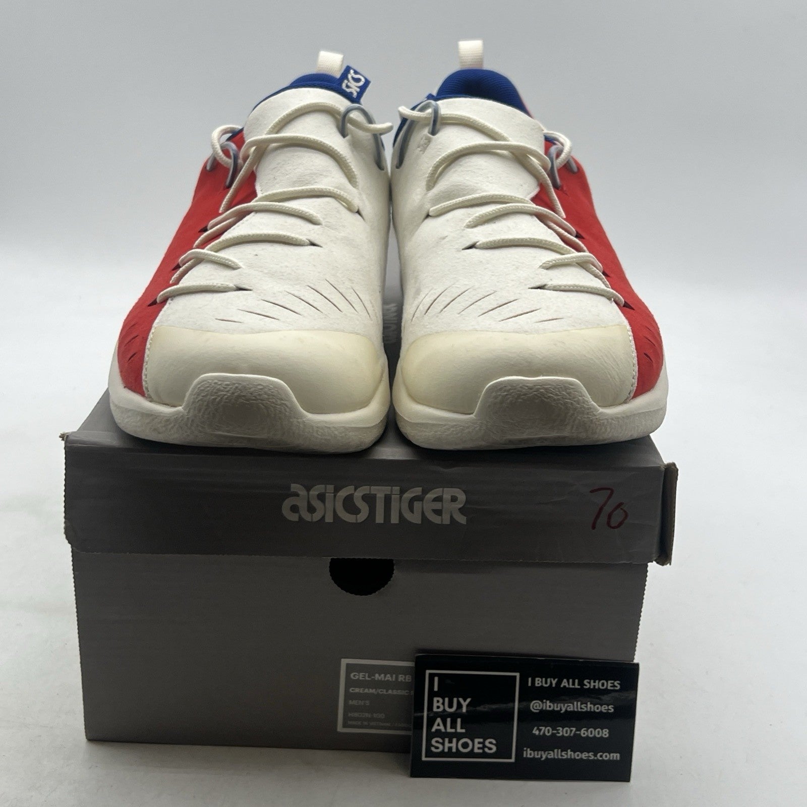 Size 11.5 - ASICS Gel-Mai RB Cream Classic Red (1191A088-601)