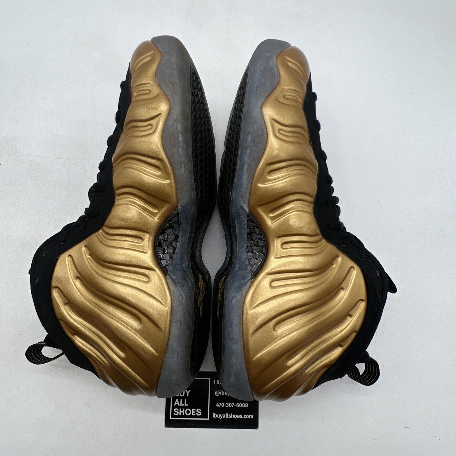 Size 9.5 - Nike Air Foamposite One Metallic Gold (314996-700)