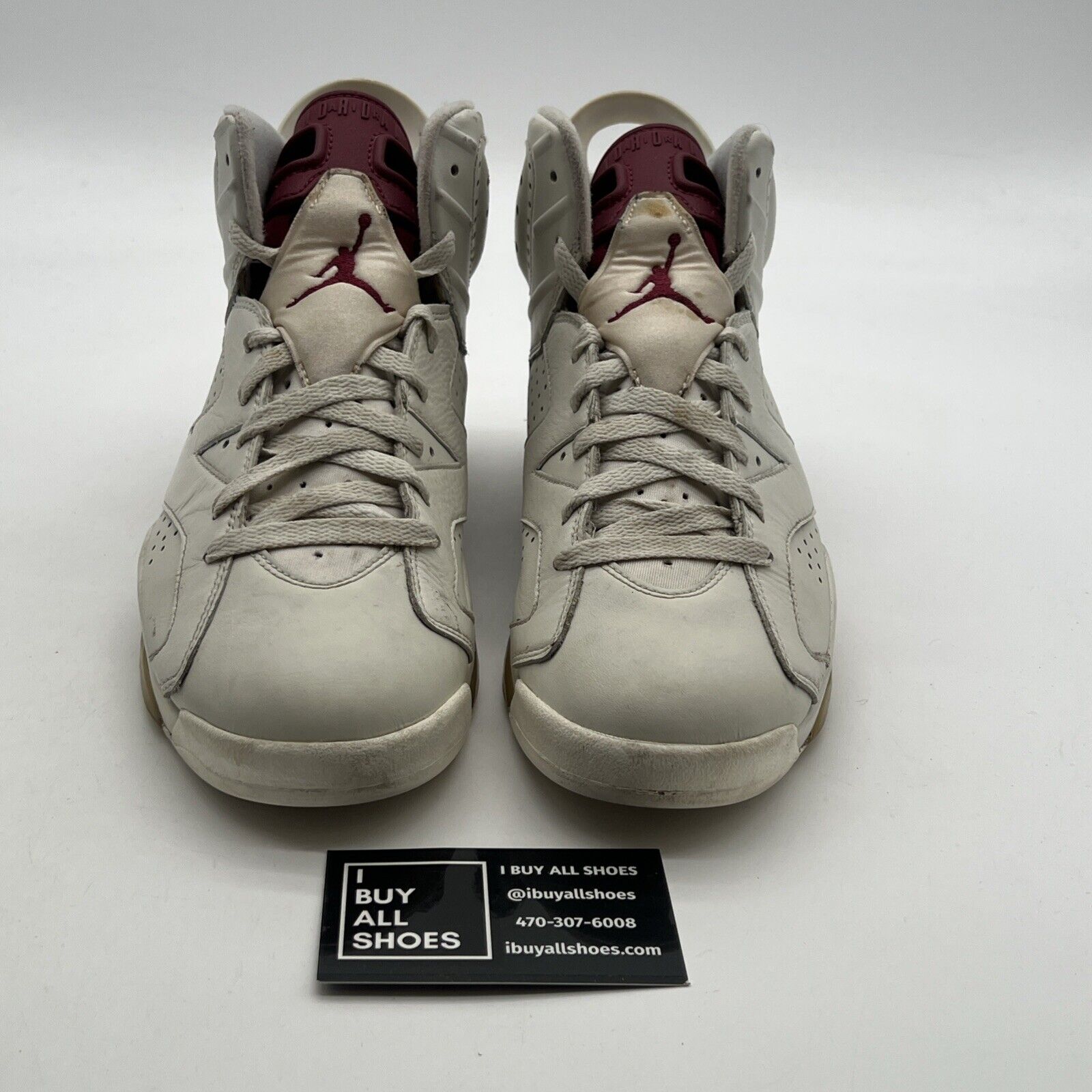 Size 8.5 - Air Jordan 6 Retro 2015 Maroon (384664-116)