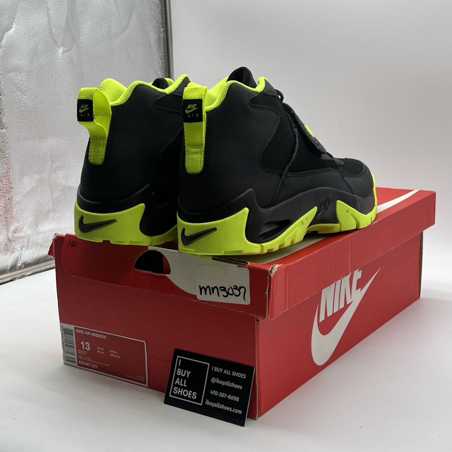 Size 13 - Nike Air Mission Yellow (629467-001)