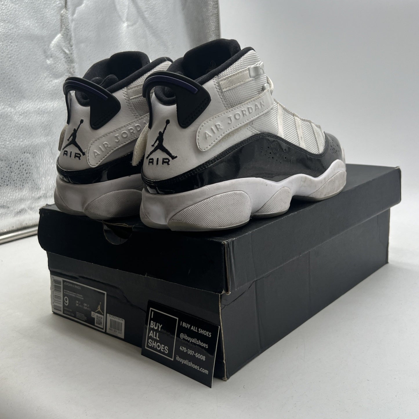 Size 9 - Air Jordan 6 Rings Concord 2017 (322922-104)