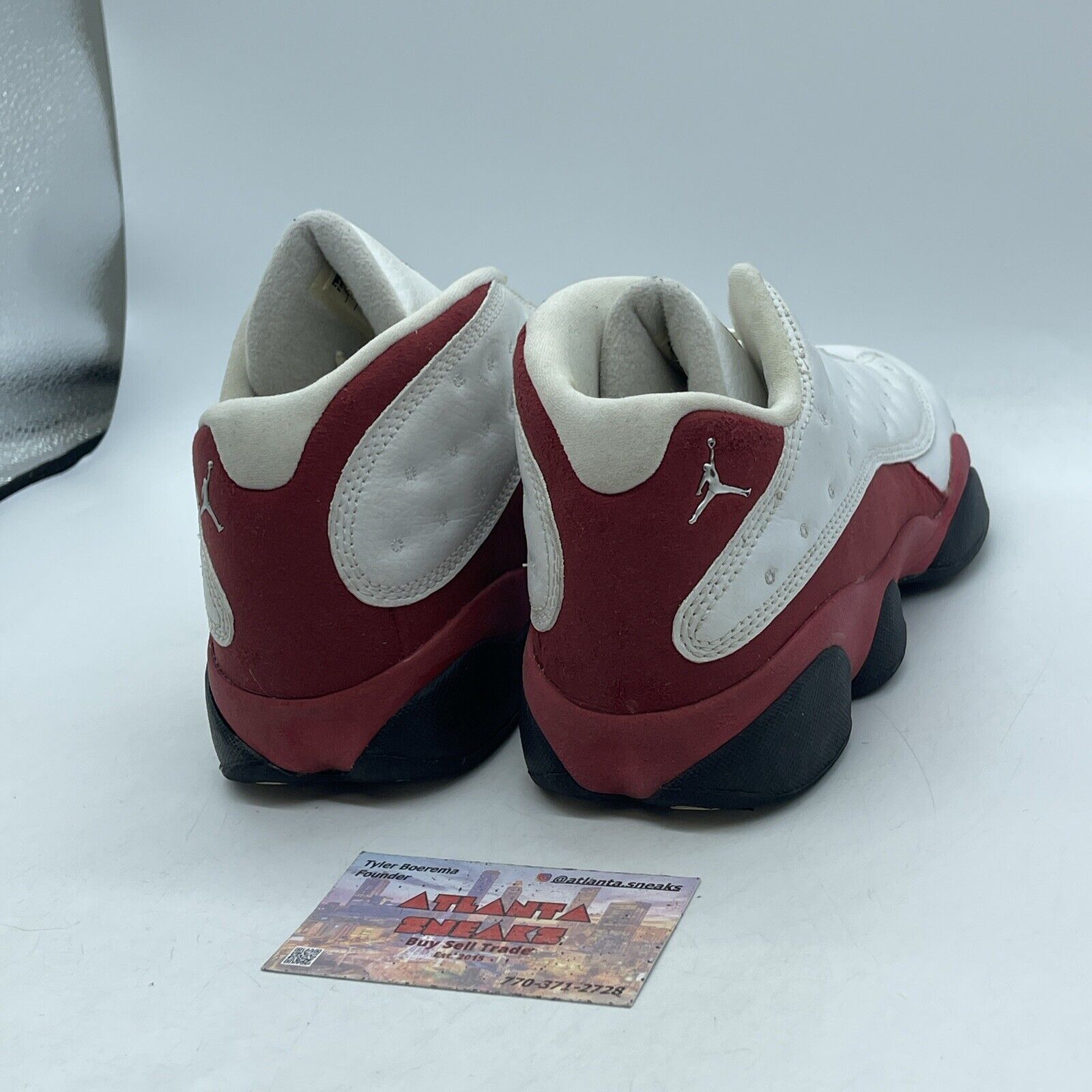 Size 7Y - Nike Air Jordan 13 Varsity Red Suede Leather White Red (310811-105)