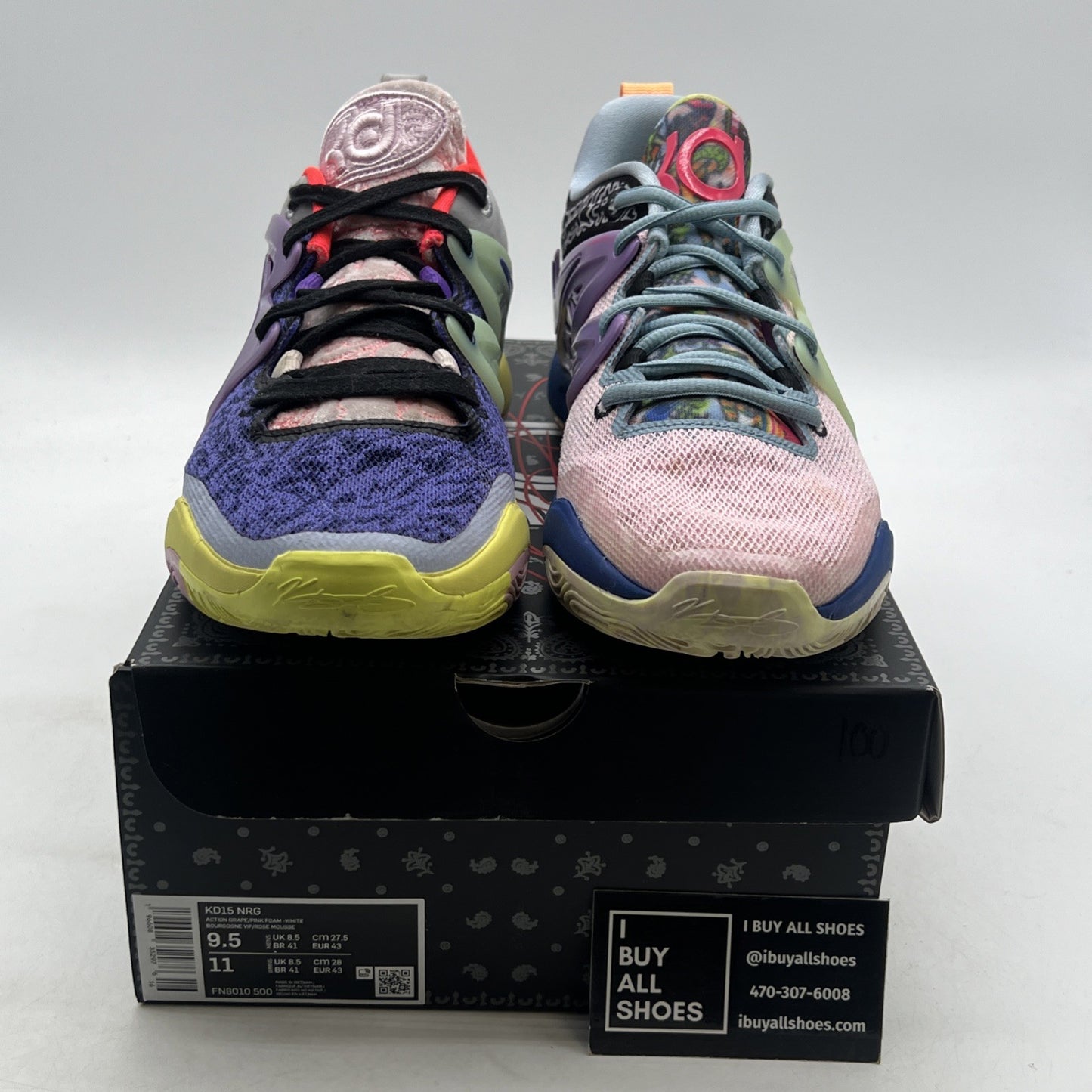 Size 9.5 - Nike KD15 What The - (FN8010-500)