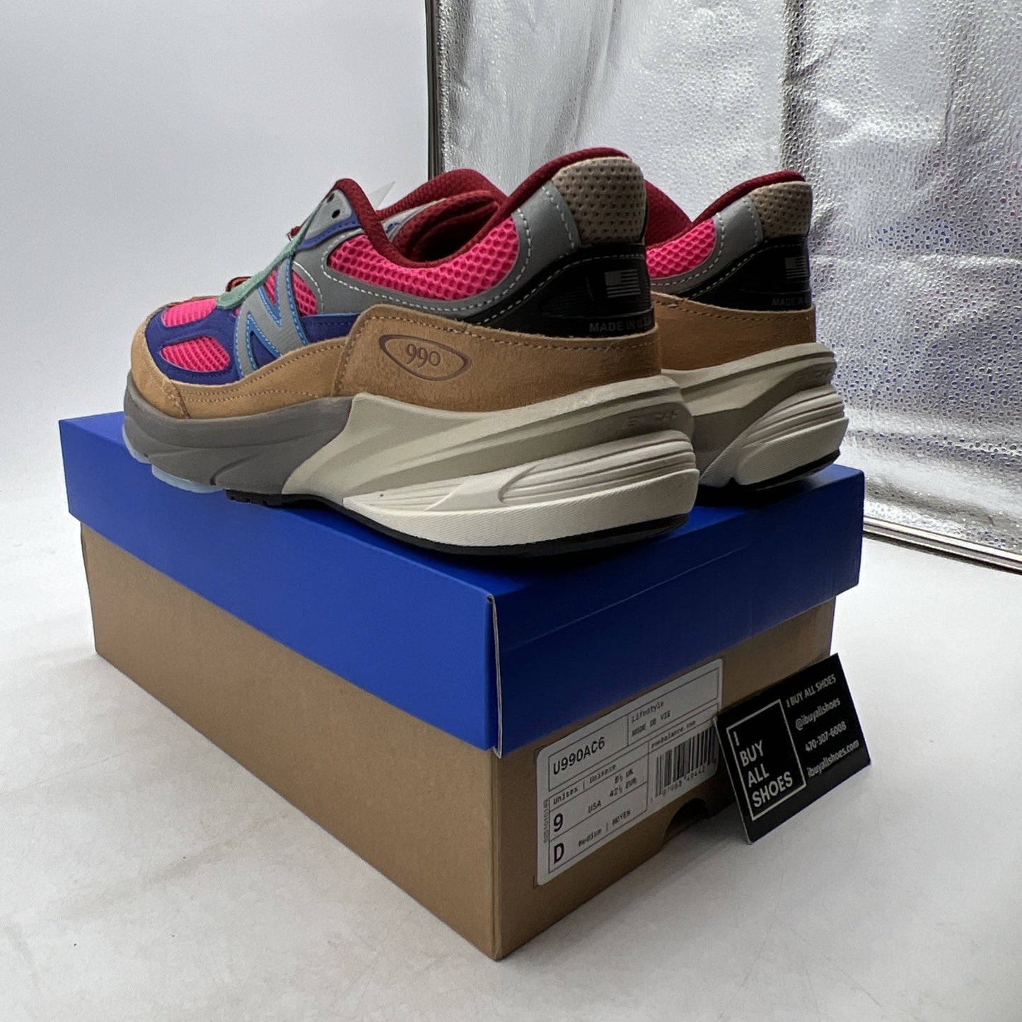 Size 9 - New Balance Action Bronson x 990v6 Made in USA Amazõnia (U990AC6)