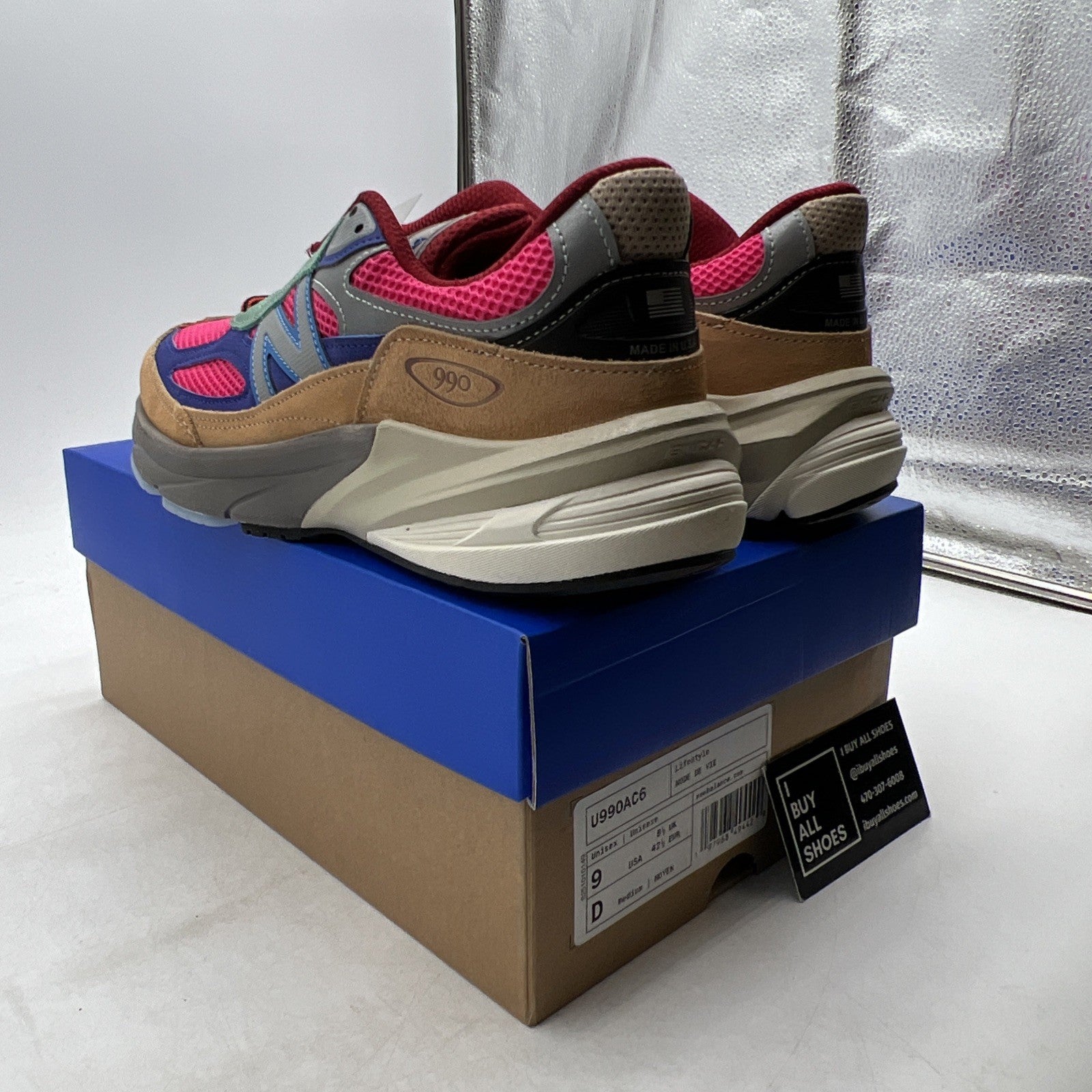 Size 9 - New Balance Action Bronson x 990v6 Made in USA Amazõnia (U990AC6)