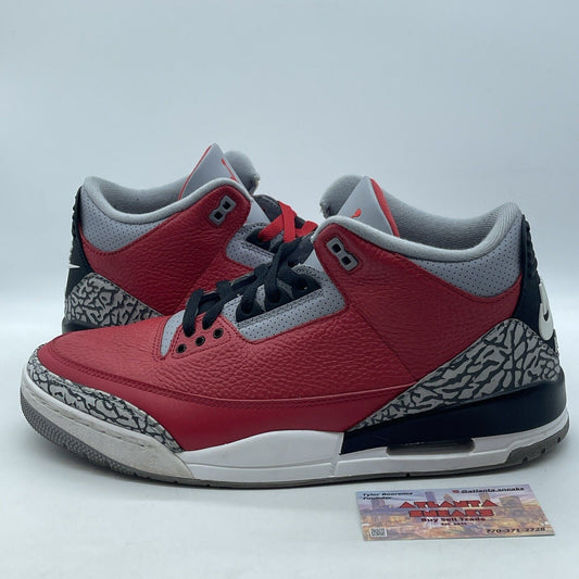 Size 11.5 - Jordan 3 Retro SE Mid Unite Black White Gray Red (CK5692-600)