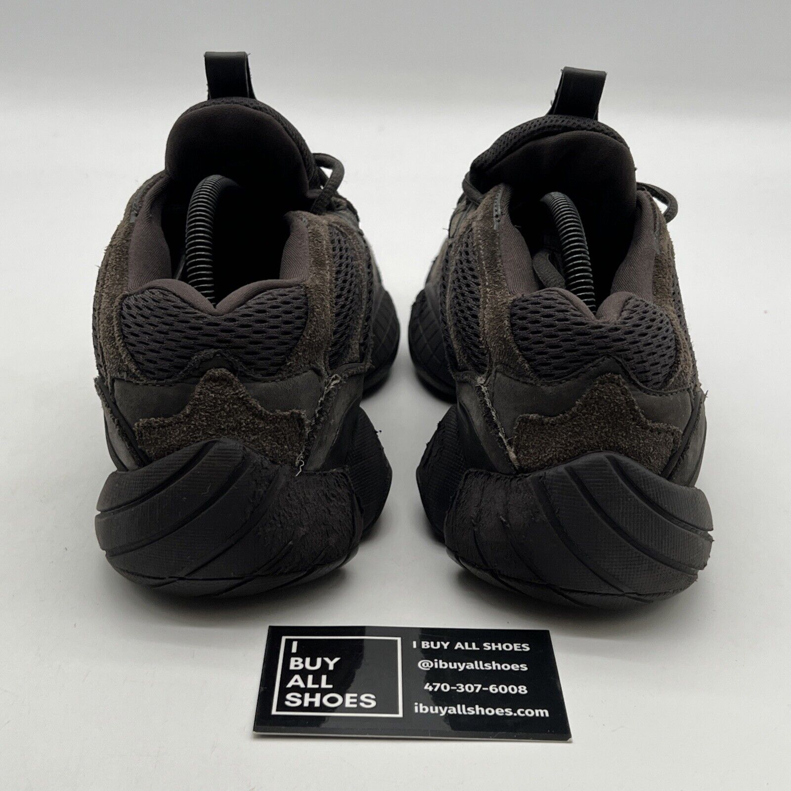 Size 9.5 - adidas Yeezy 500 Low Utility Black (F36640)