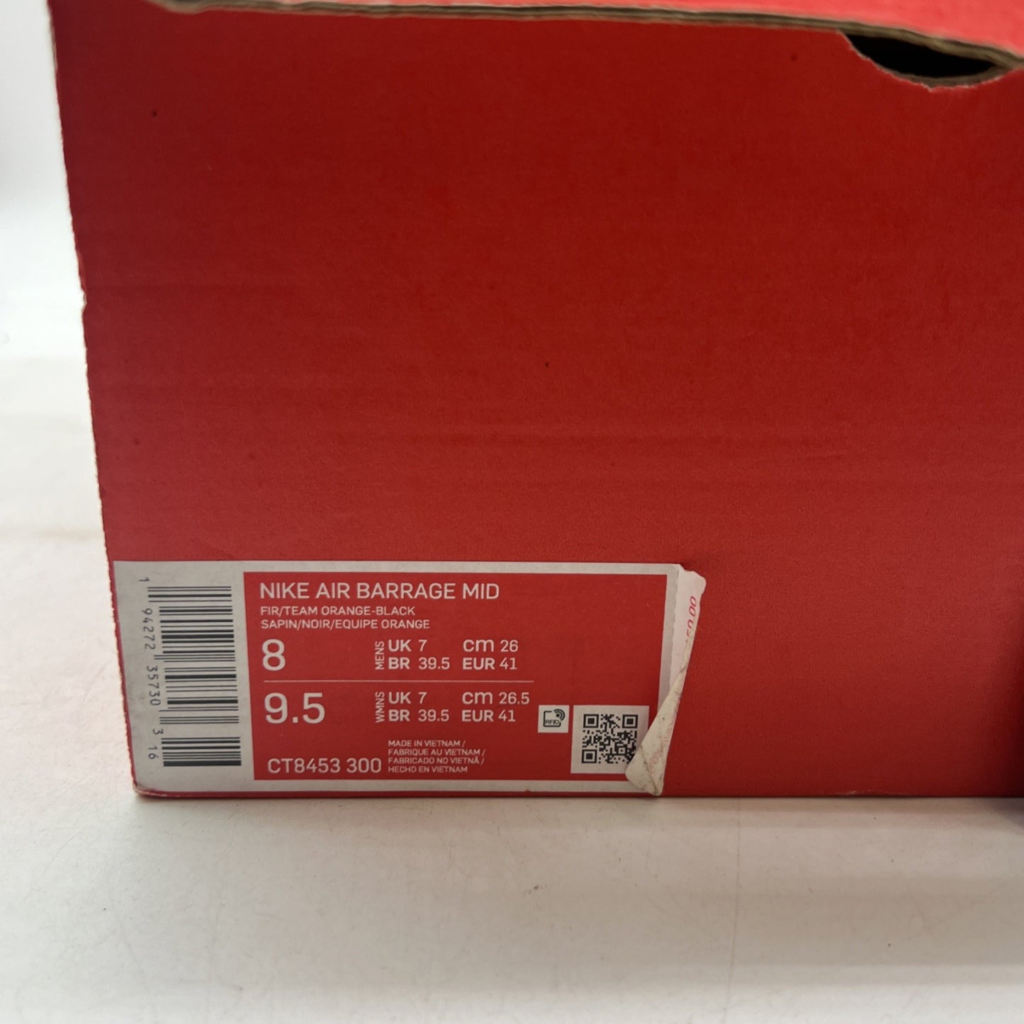 Size 8 - Nike Air Barrage Mid Super Bowl LIV (CT8453-300)