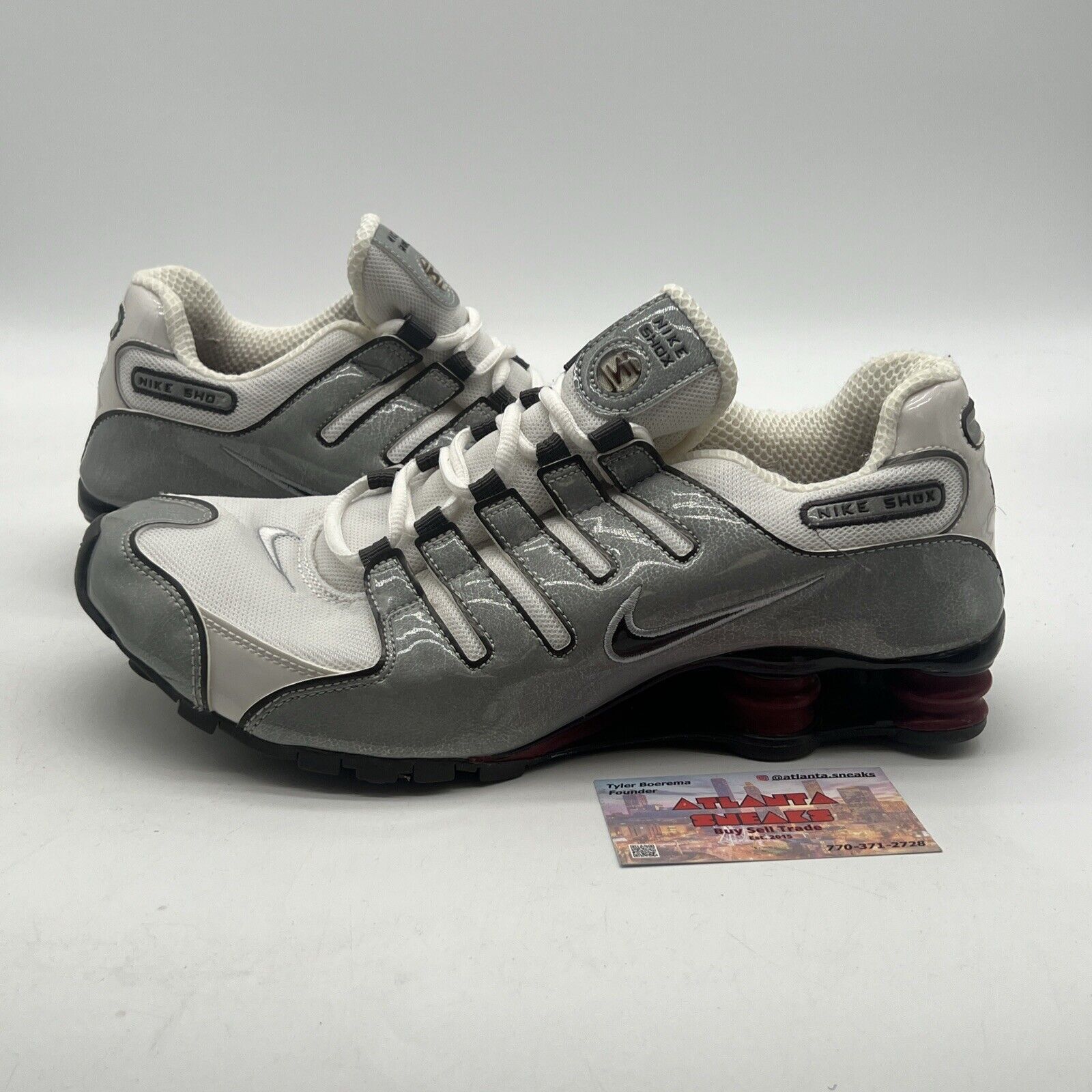 Size 11 - Nike Shox NZ SL Silver  (309730-109)