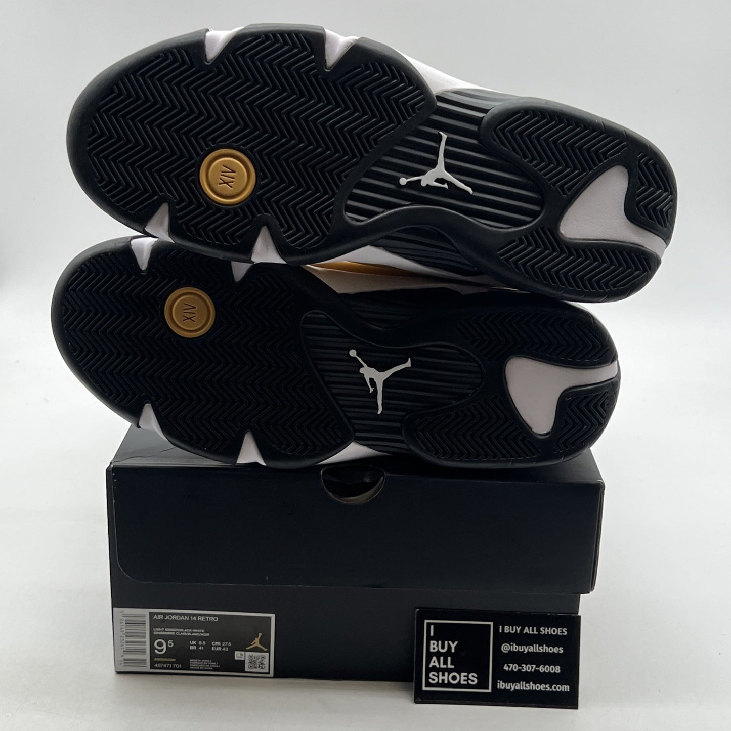 Size 9.5 - Air Jordan 14 Retro Light Ginger 2022 (487471-701)