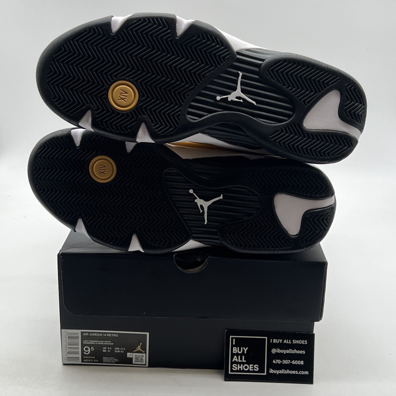 Size 9.5 - Air Jordan 14 Retro Light Ginger 2022 (487471-701)