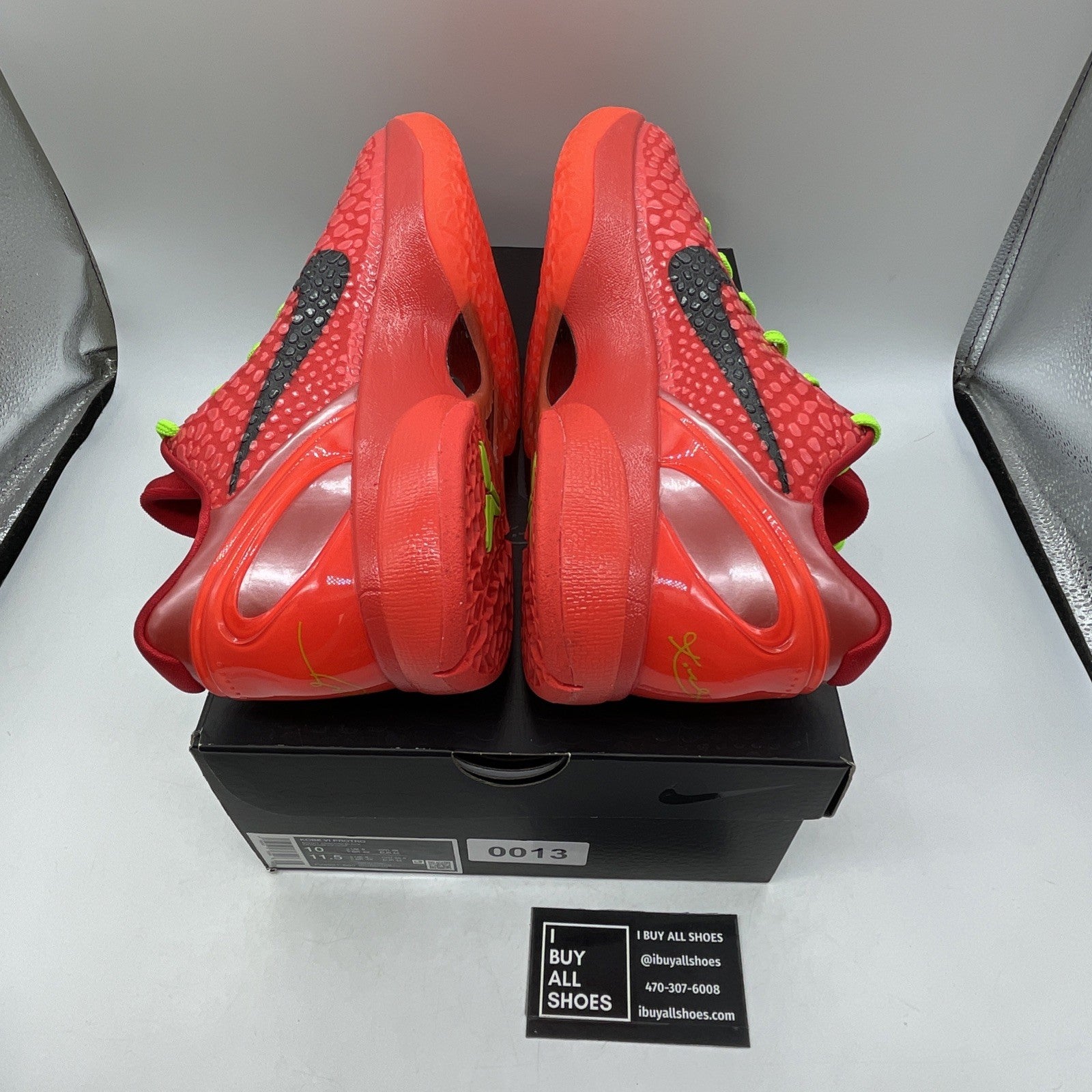 Size 10 - Nike Kobe 6 Protro Low Reverse Grinch (FV4921-600)